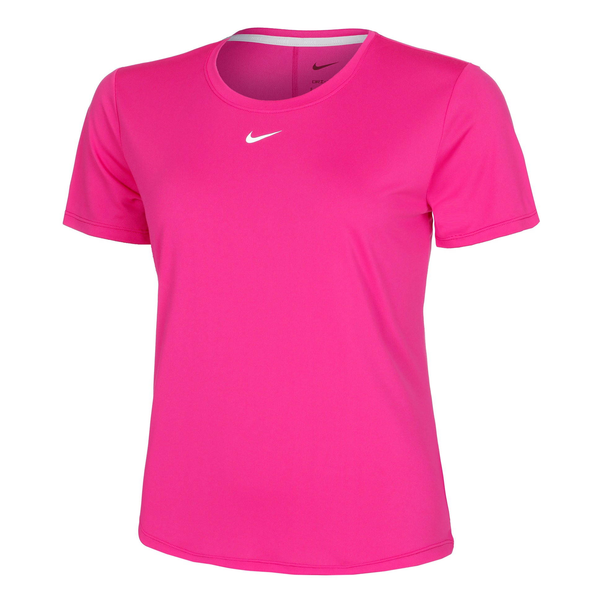 Nike Dri-Fit One STD Maglietta Donna - rosa, bianco