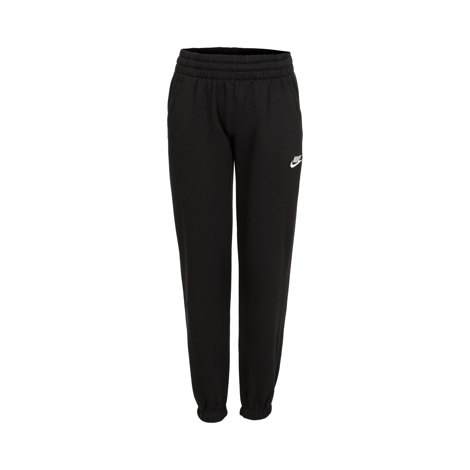 Nike Club Fleece Loose Pantalone Da Allenamento Ragazze-Nero,Bianco