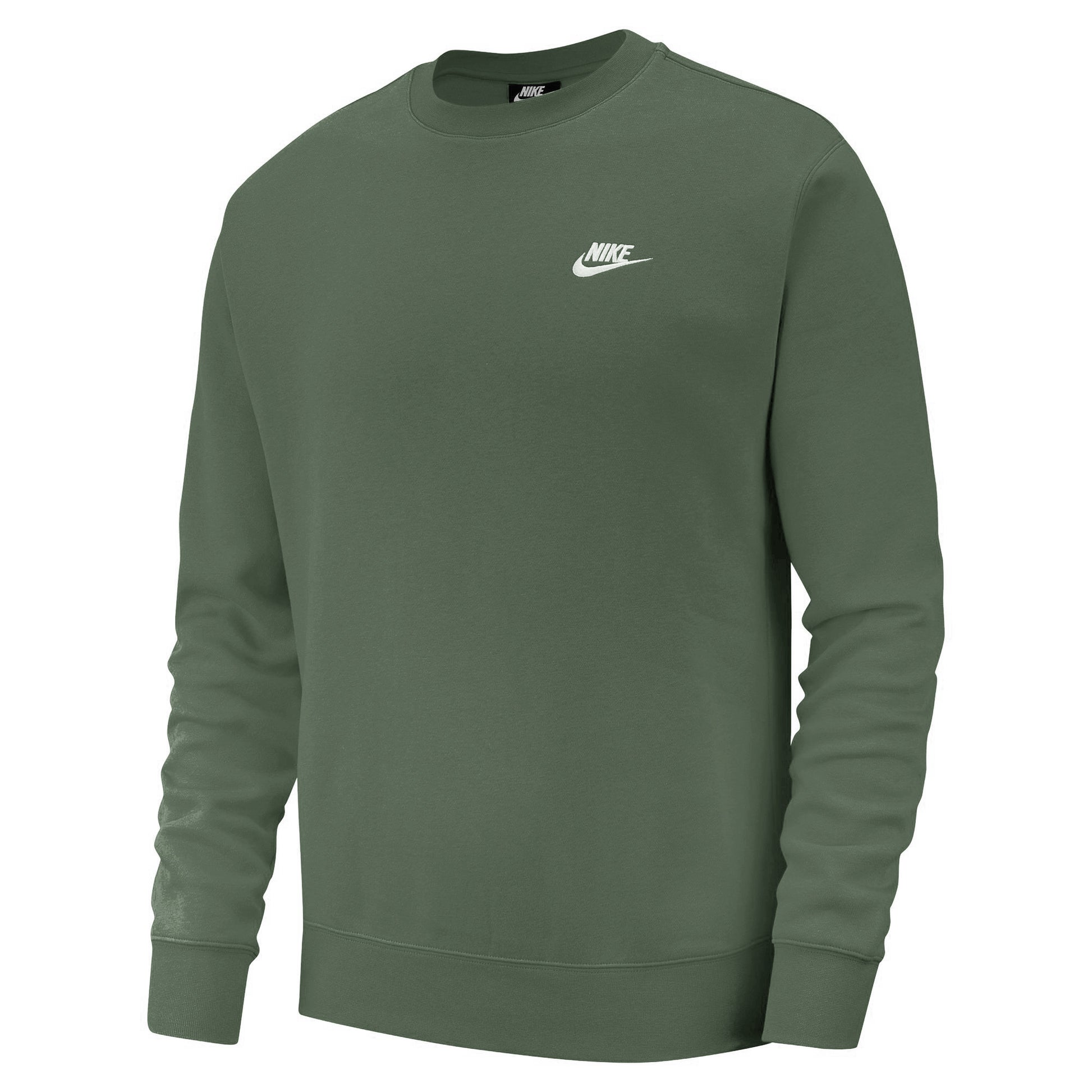 Nike Sportswear Club Felpa Uomini - verde scuro, bianco
