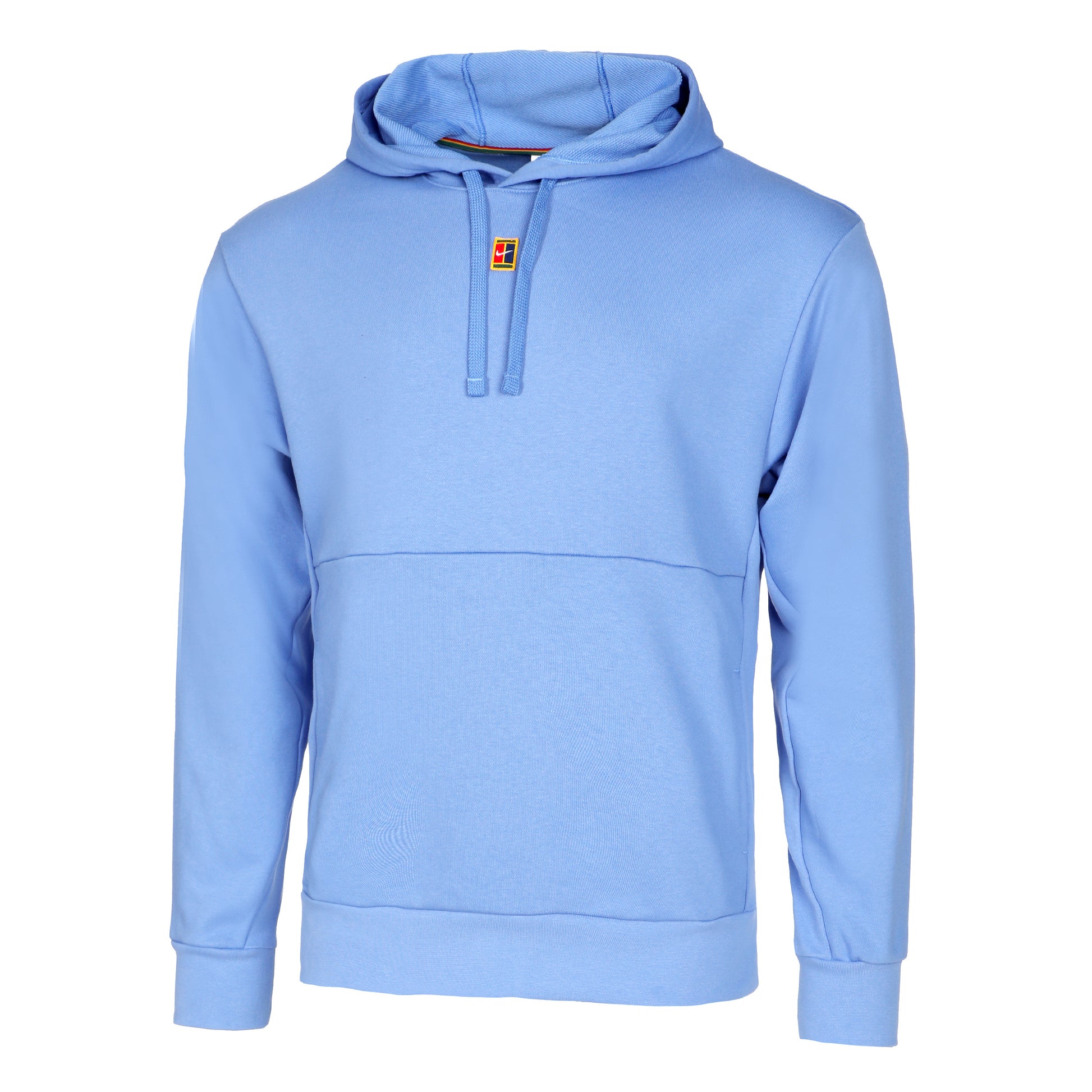 Nike Dri-Fit Court Heritage Fleece Felpa con cappuccio Uomini - blu chiaro,