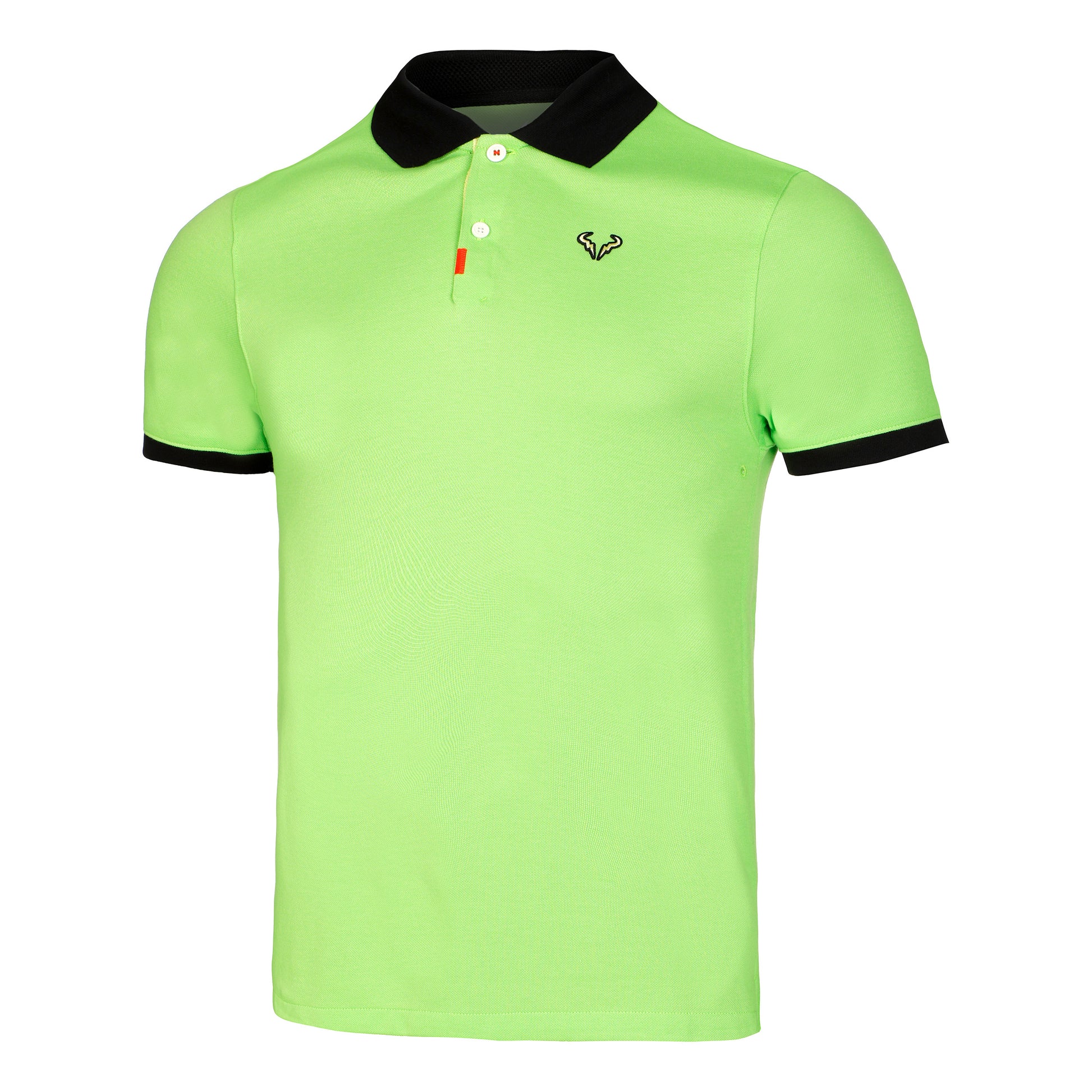 Nike Dri-Fit RAFA Slim Polo Uomini - verde neon, nero