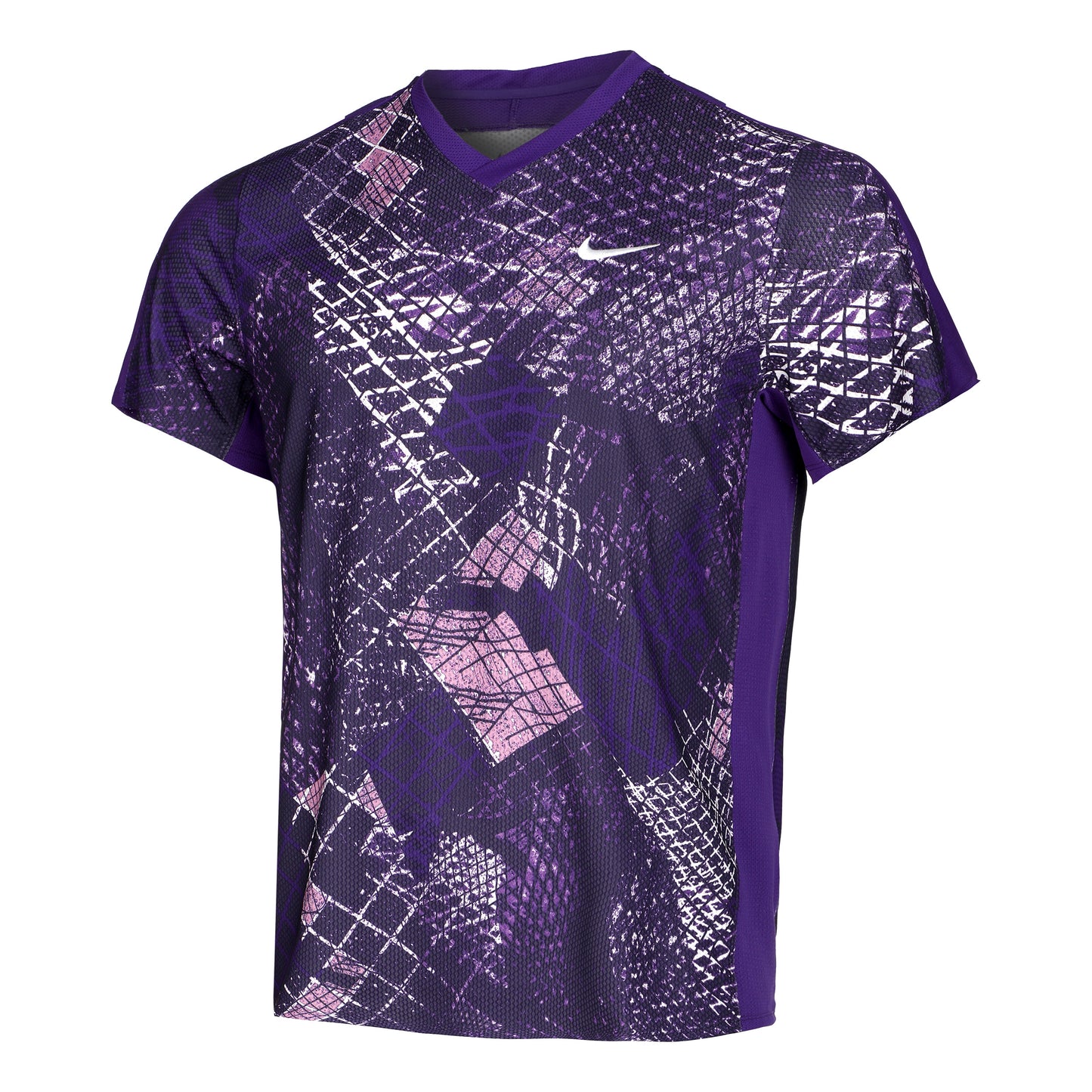 Nike Dri-Fit Court Novelty Maglietta Uomini - viola, multicolore