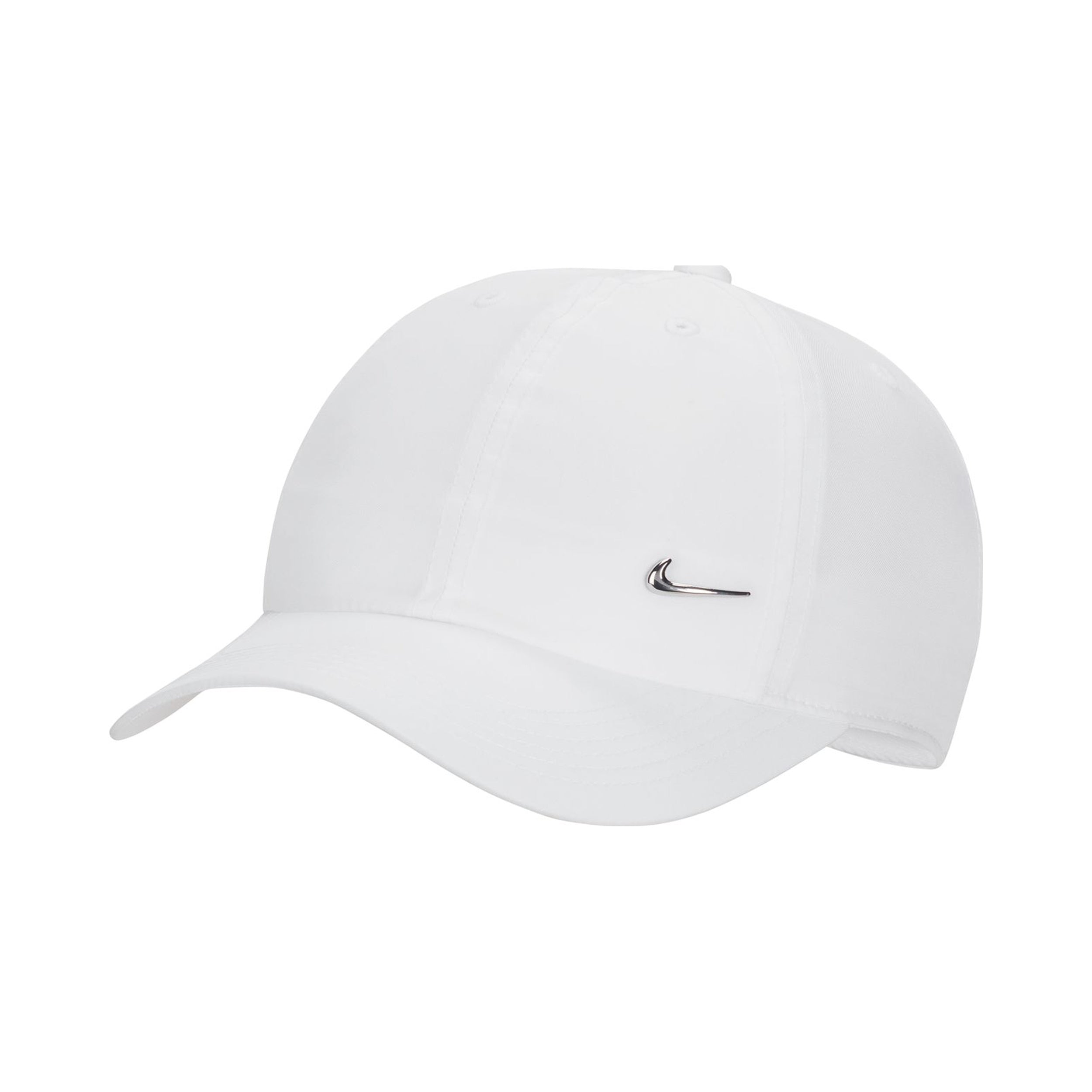 Nike Dri-FIT Club Metal Swoosh Cappellino Bambini-bianco