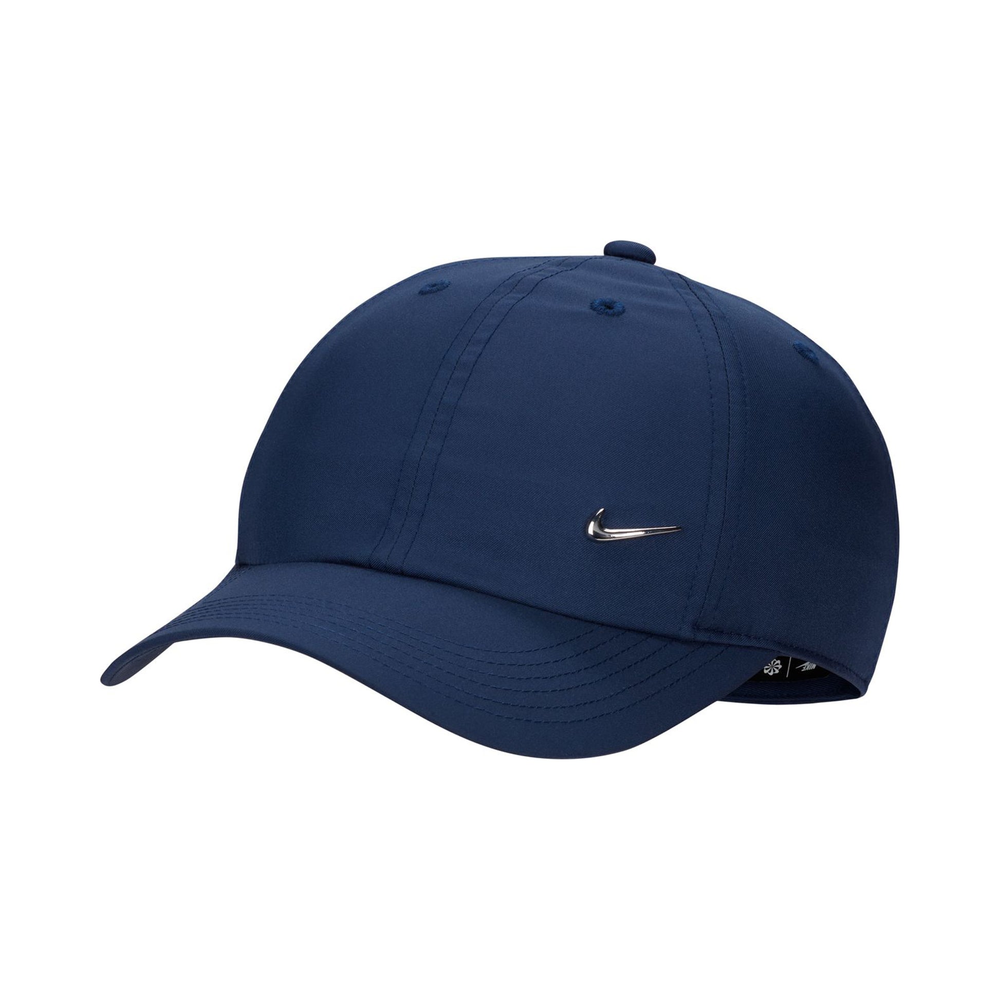 Nike Dri-Fit Club Metal Swoosh Cappellino Bambini-Blu Scuro