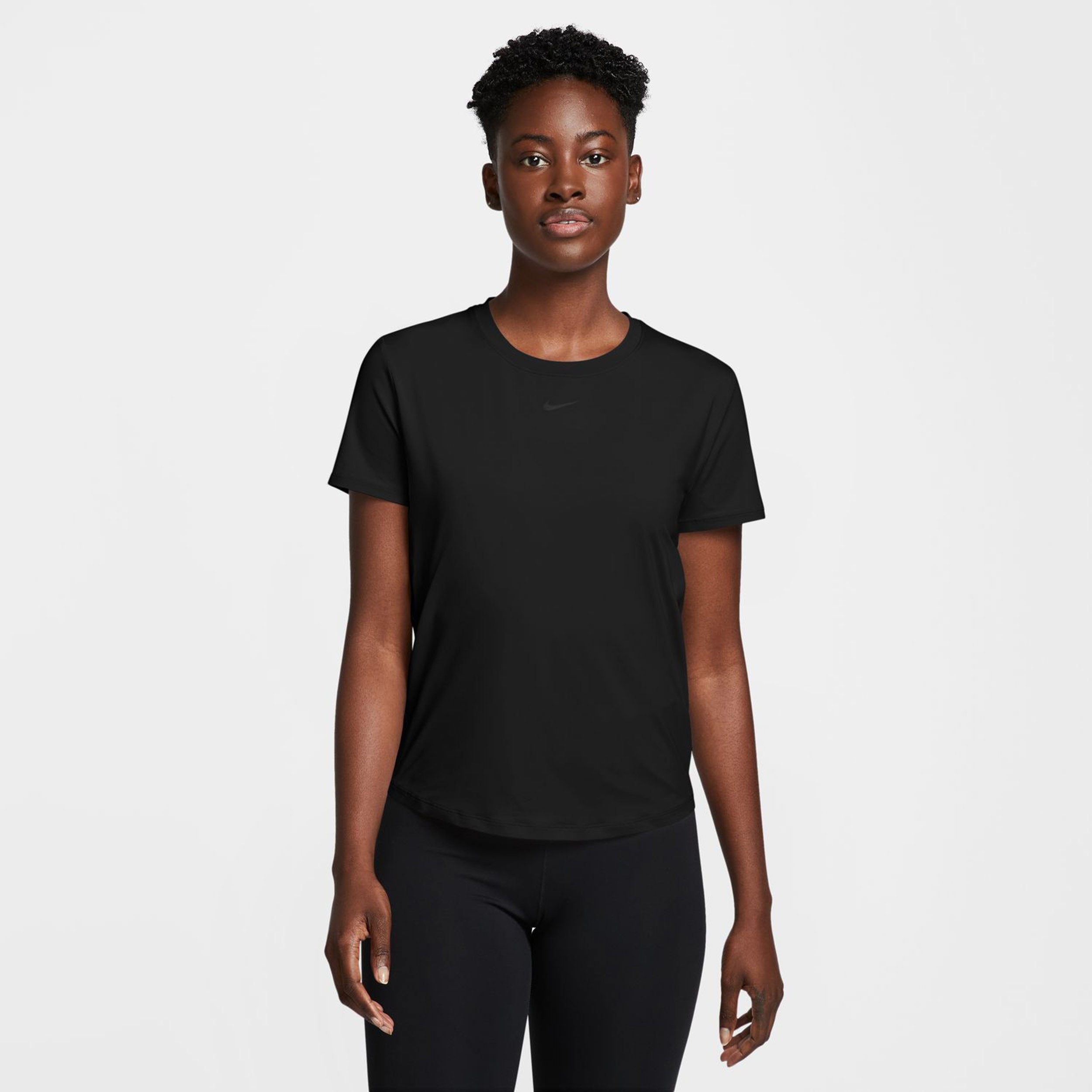 Nike One Classic Dri-Fit Maglietta Donna-Nero