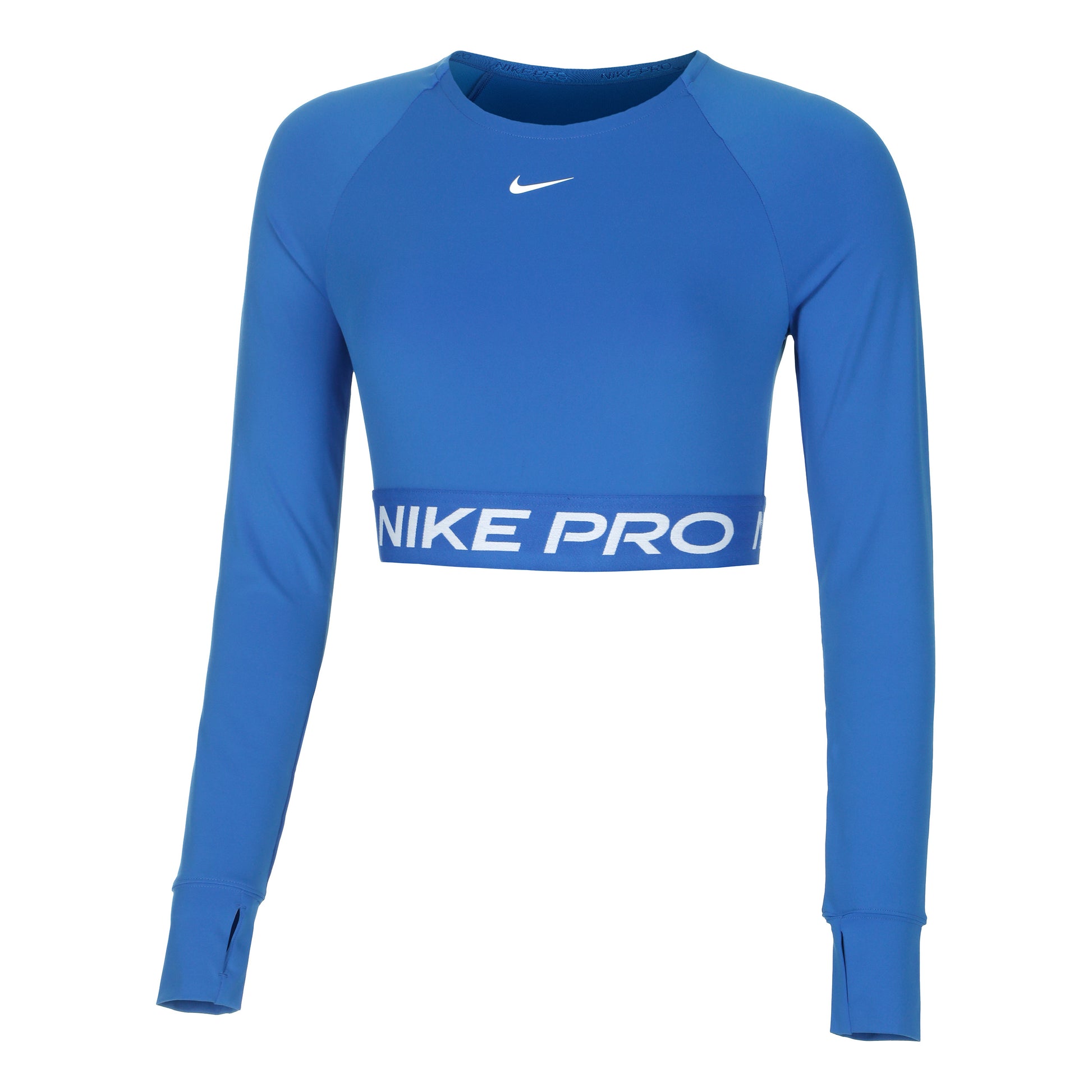 Nike Pro Dri-Fit 365 Crop Manica lunga Donna - blu,