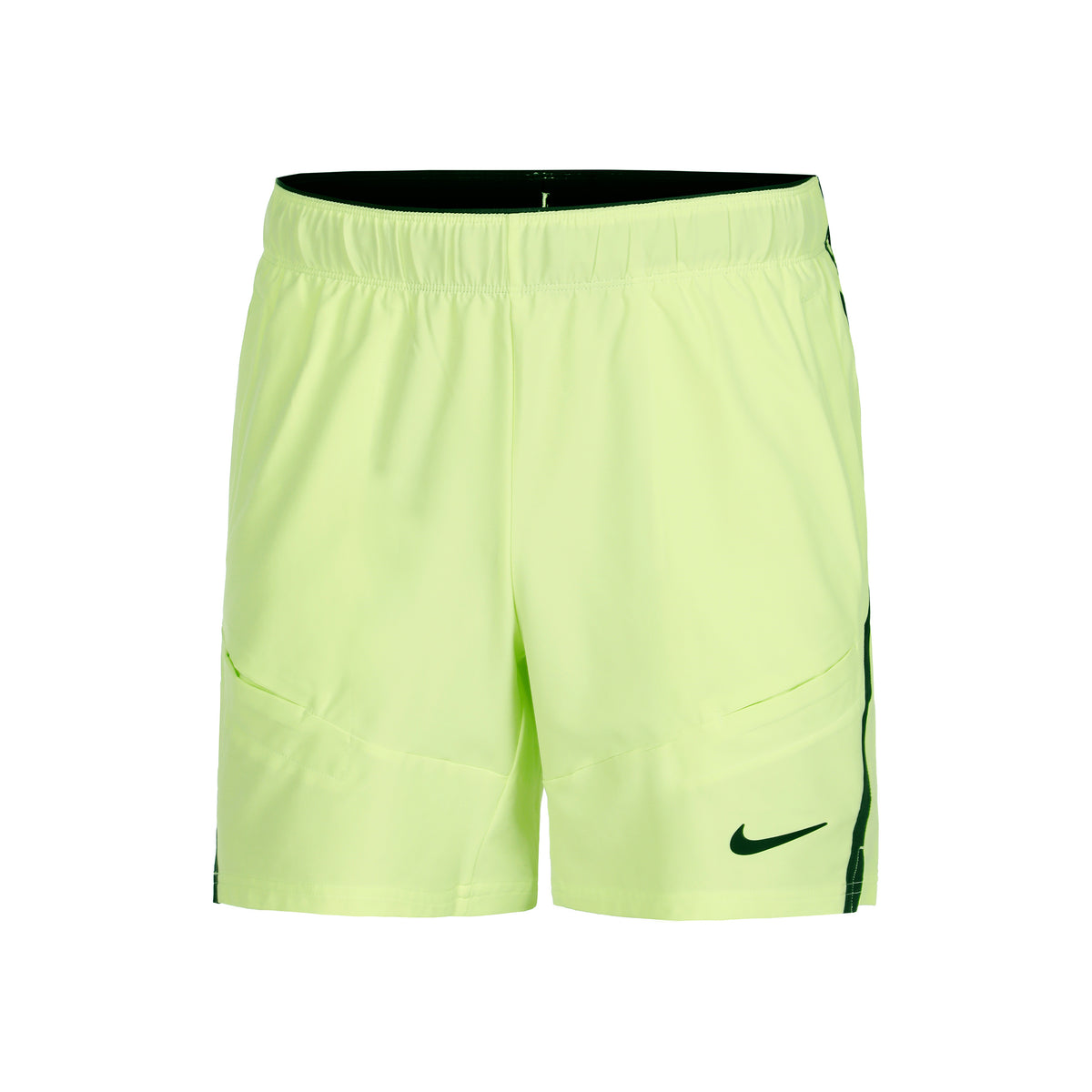 Nike Court Dri-Fit Advantage  7in Pantaloncini Uomini - giallo limone, nero