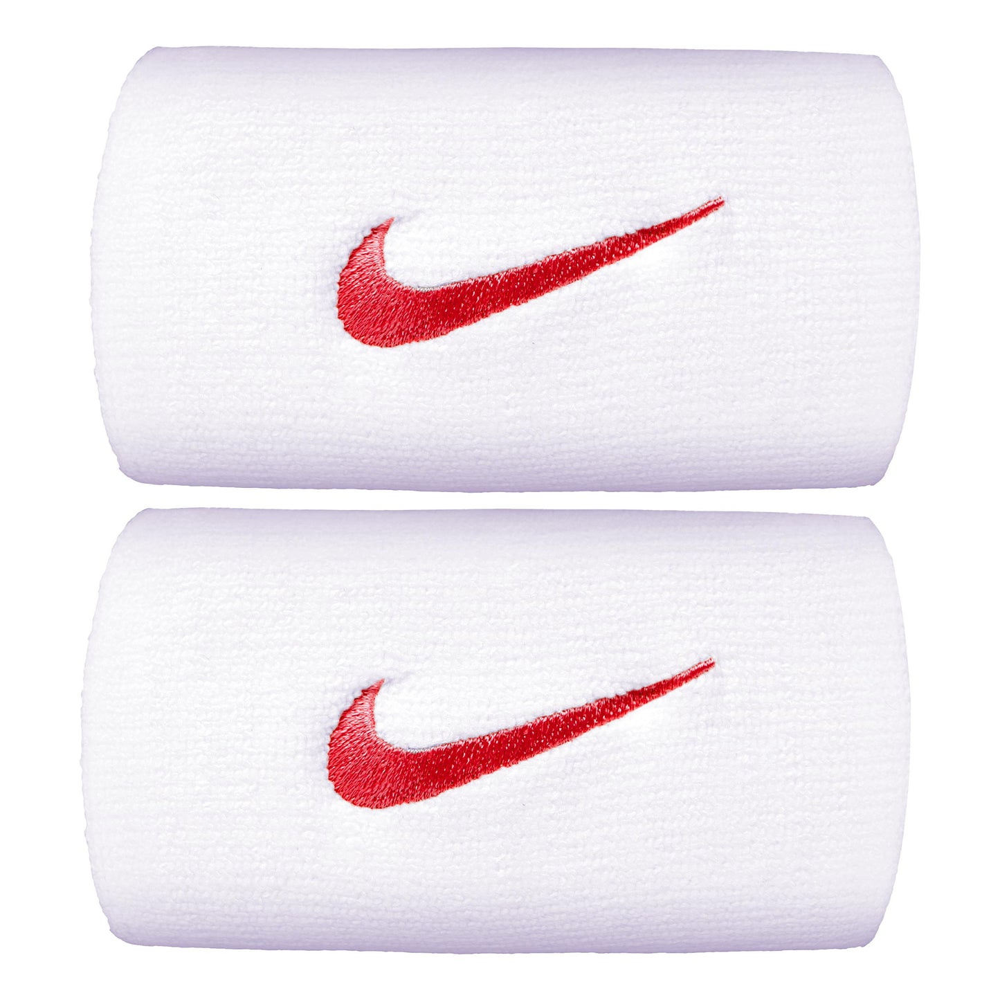 Nike Premier DW Polsino anti sudore Confezione da 2 lungo - bianco, rosso