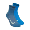 Dri-Fit Multiplier No-Show Socks Calze da corsa Confezione da 2 Unisex - blu,