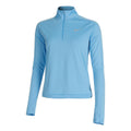 Dri-Fit Pacer 1/4-Zip Manica lunga Donna - blu chiaro,
