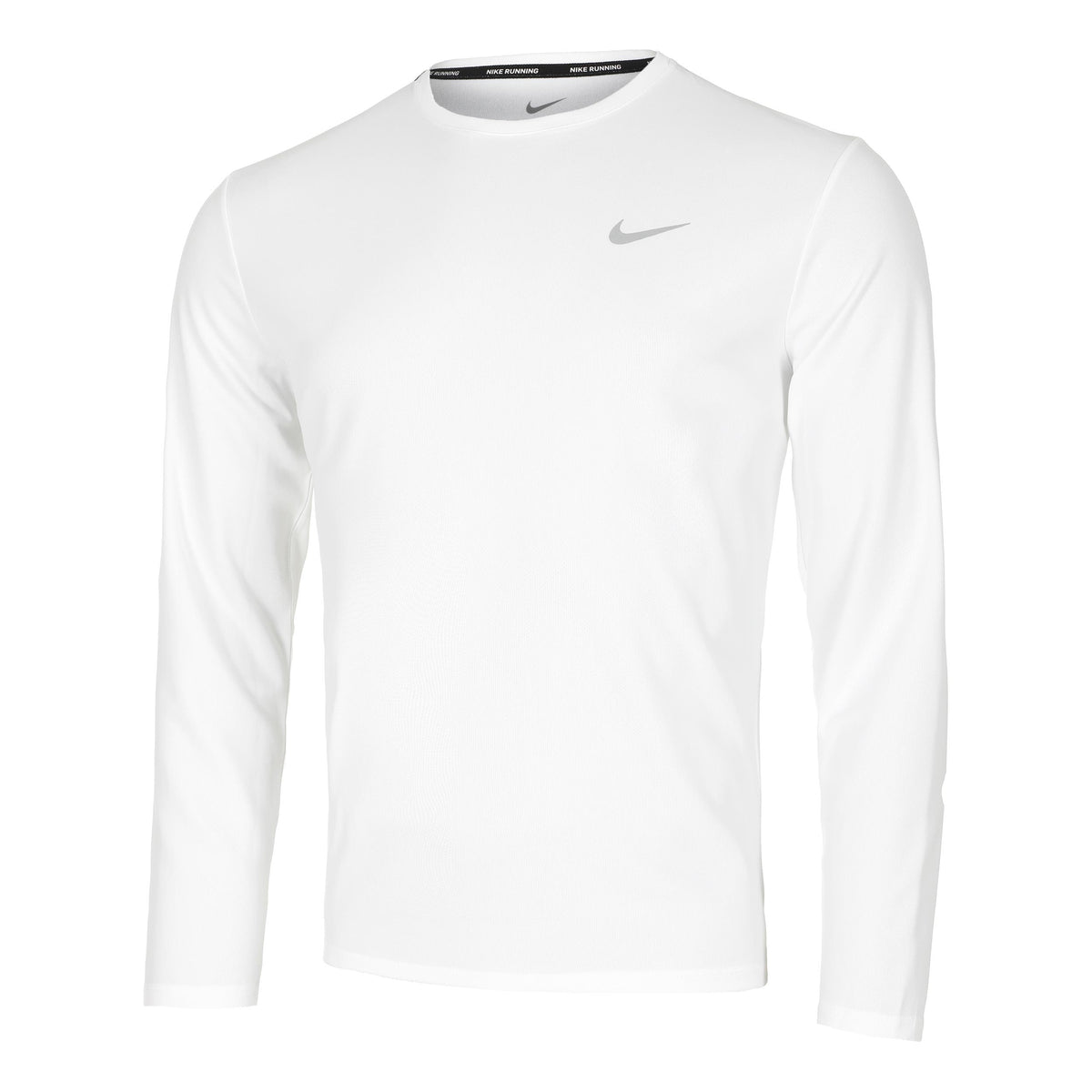 Nike Dri-Fit UV Miler Camicia da corsa Uomini - bianco,