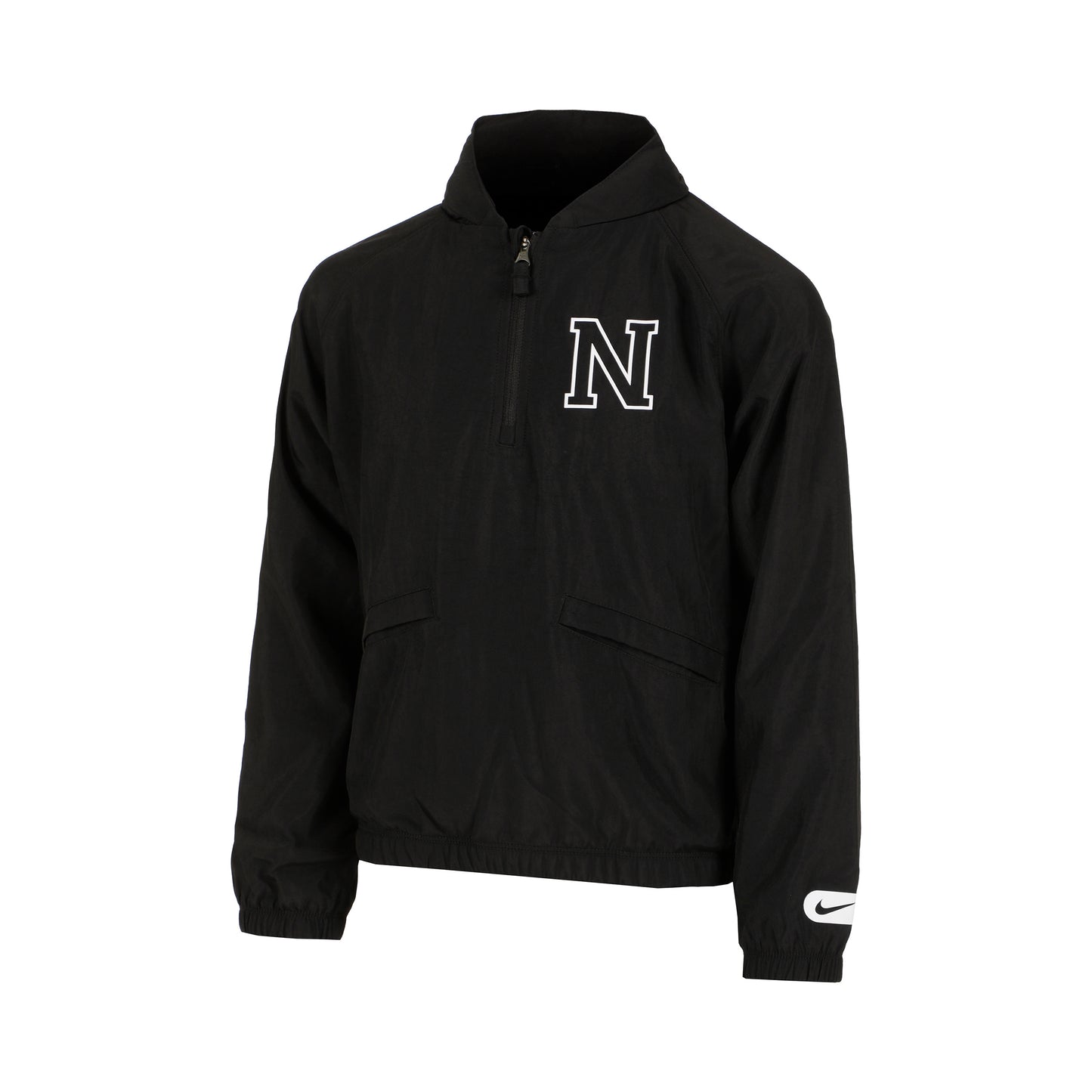 Nike 1/2-Zip Felpa Con Cappuccio Ragazzi-Nero