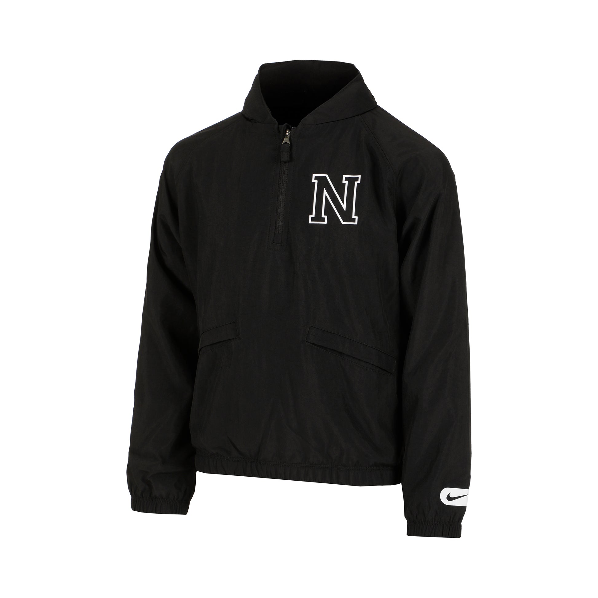 Nike 1/2-Zip Felpa Con Cappuccio Ragazzi-Nero