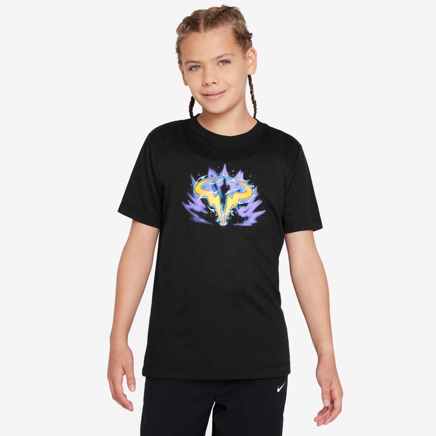 Nike Dri-Fit Rafa Maglietta Bambini - nero,