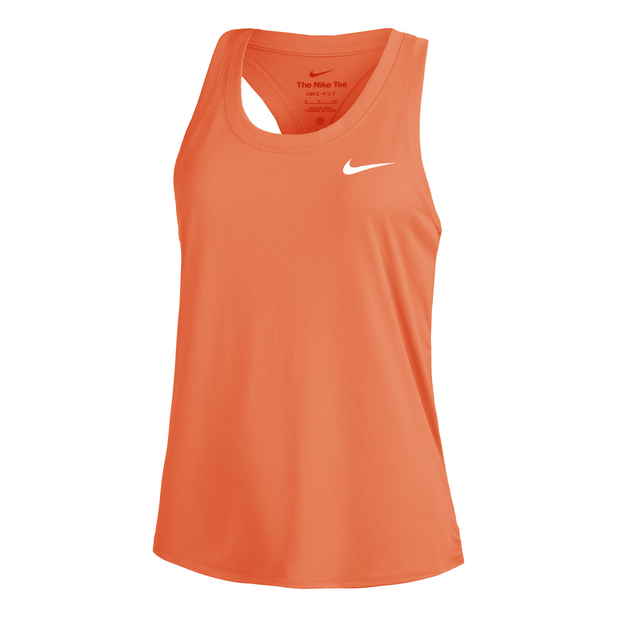 Nike Dri-Fit Regular Racerback Canottiera Donna - arancione,