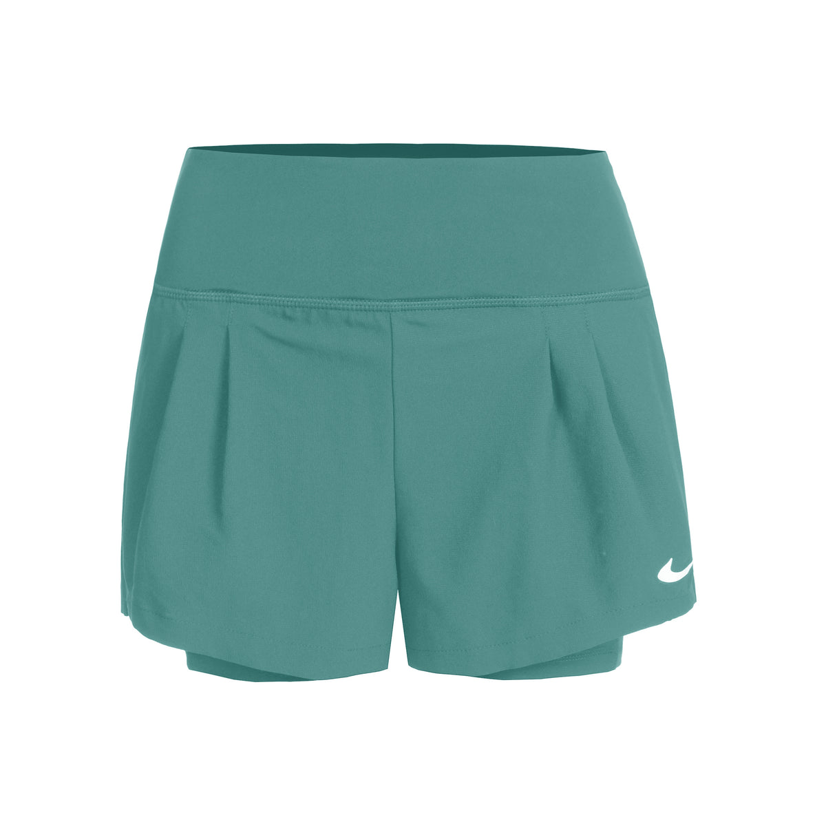 Nike Court Dri-Fit Advantage Pantaloncini Donna - verde scuro,