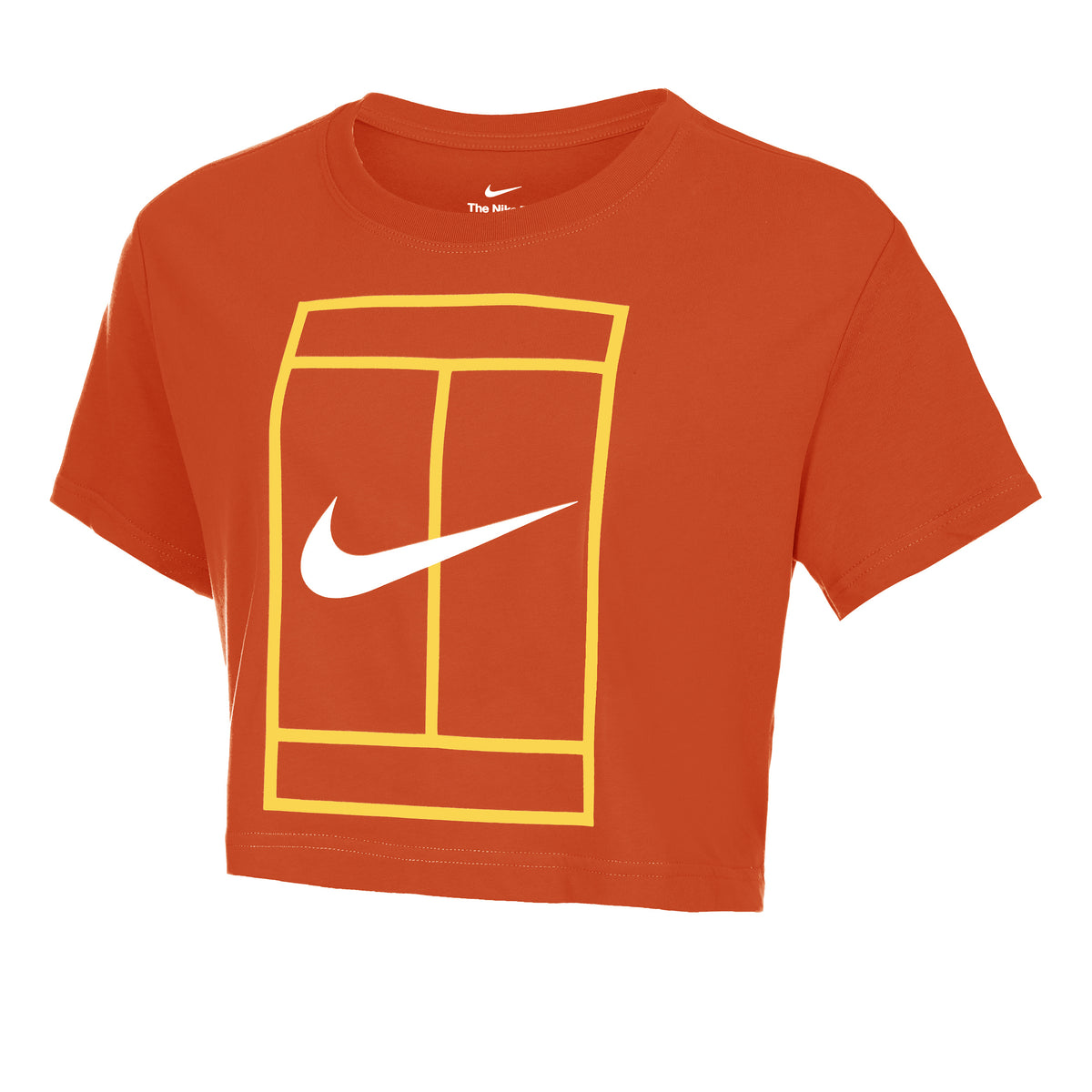 Nike Dri-Fit Heritage Crop Maglietta Donna - ruggine,