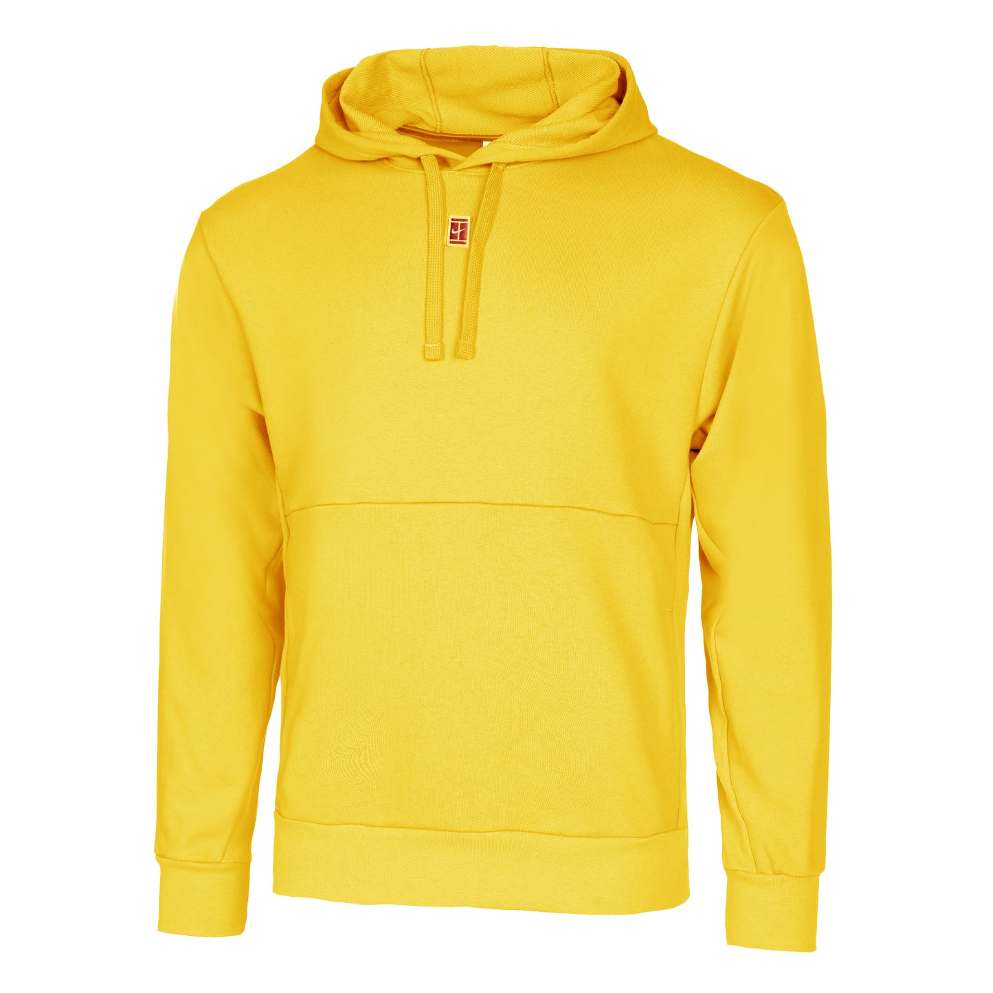 Nike Dri-Fit Court Heritage Fleece Felpa con cappuccio Uomini - giallo oro,