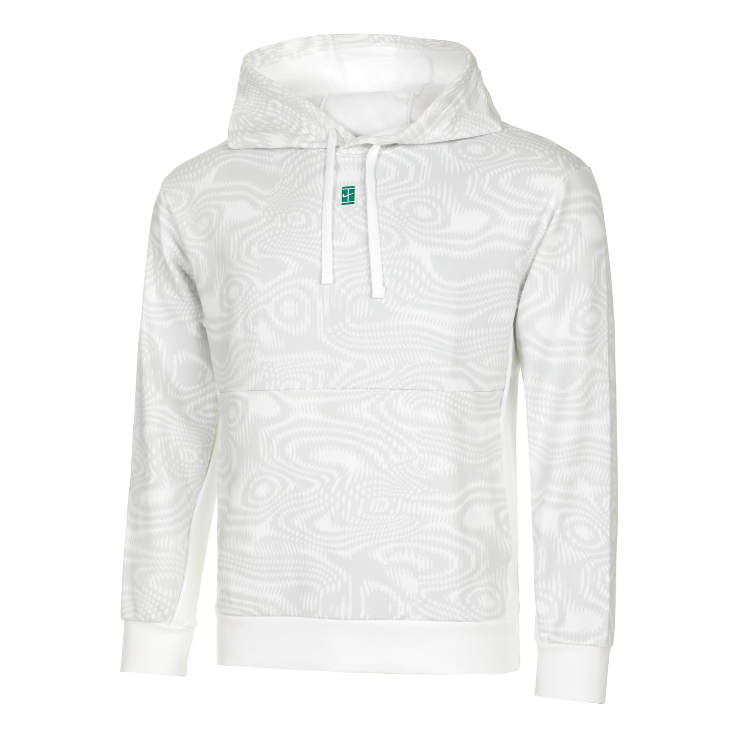 Nike Dri-Fit Heritage Fleece Felpa con cappuccio Uomini - bianco,