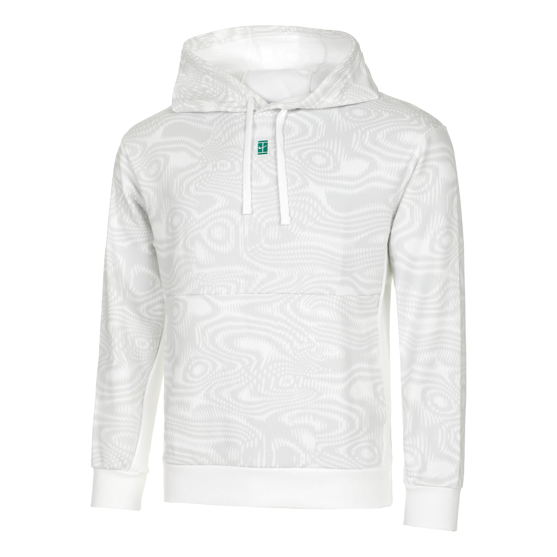 Nike Dri-Fit Heritage Fleece Felpa con cappuccio Uomini - bianco,