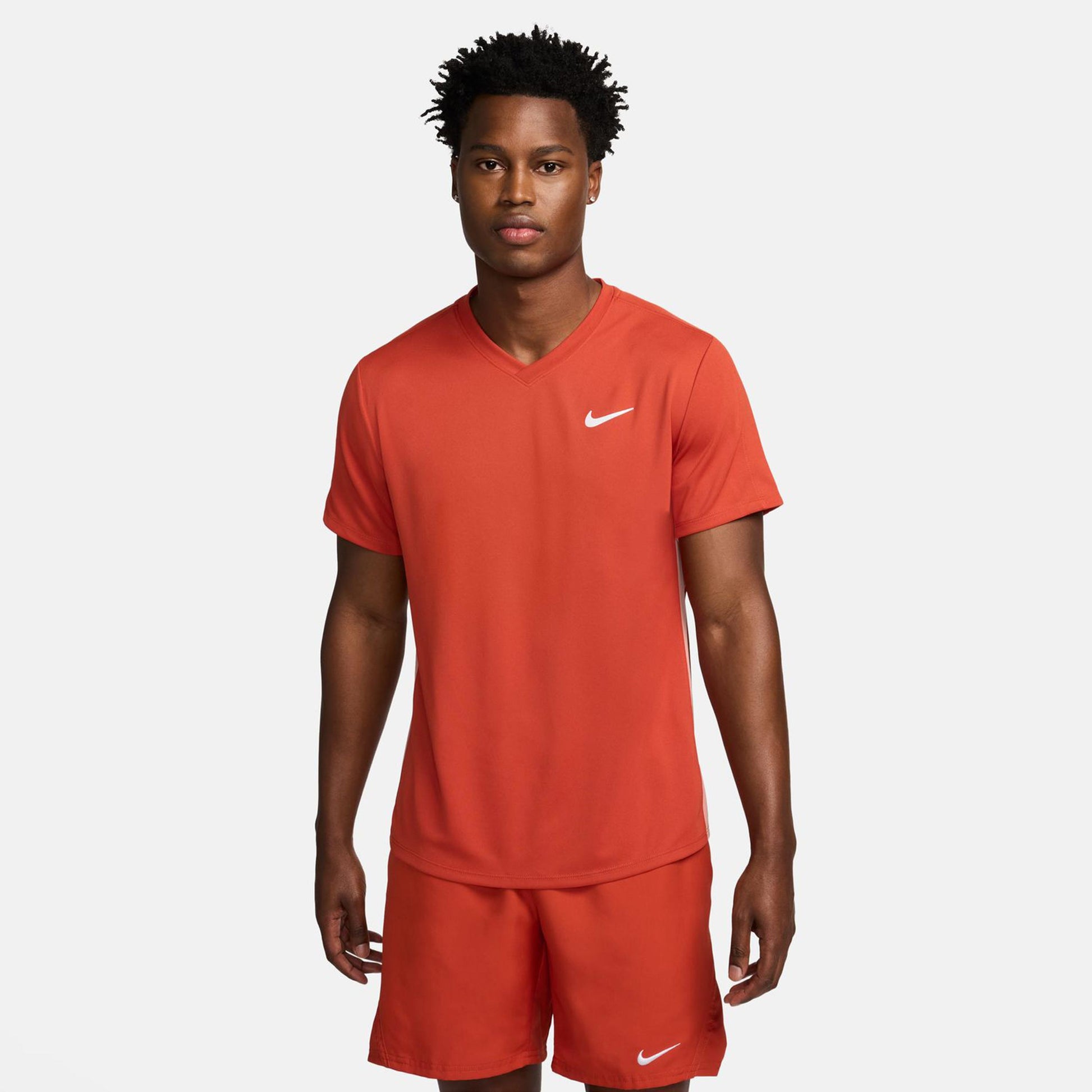 Nike Dri-Fit Victory Court Maglietta Uomini - ruggine, rosa