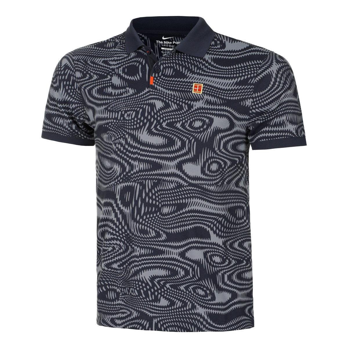 Nike Dri-Fit Heritage Polo Uomini - blu scuro,