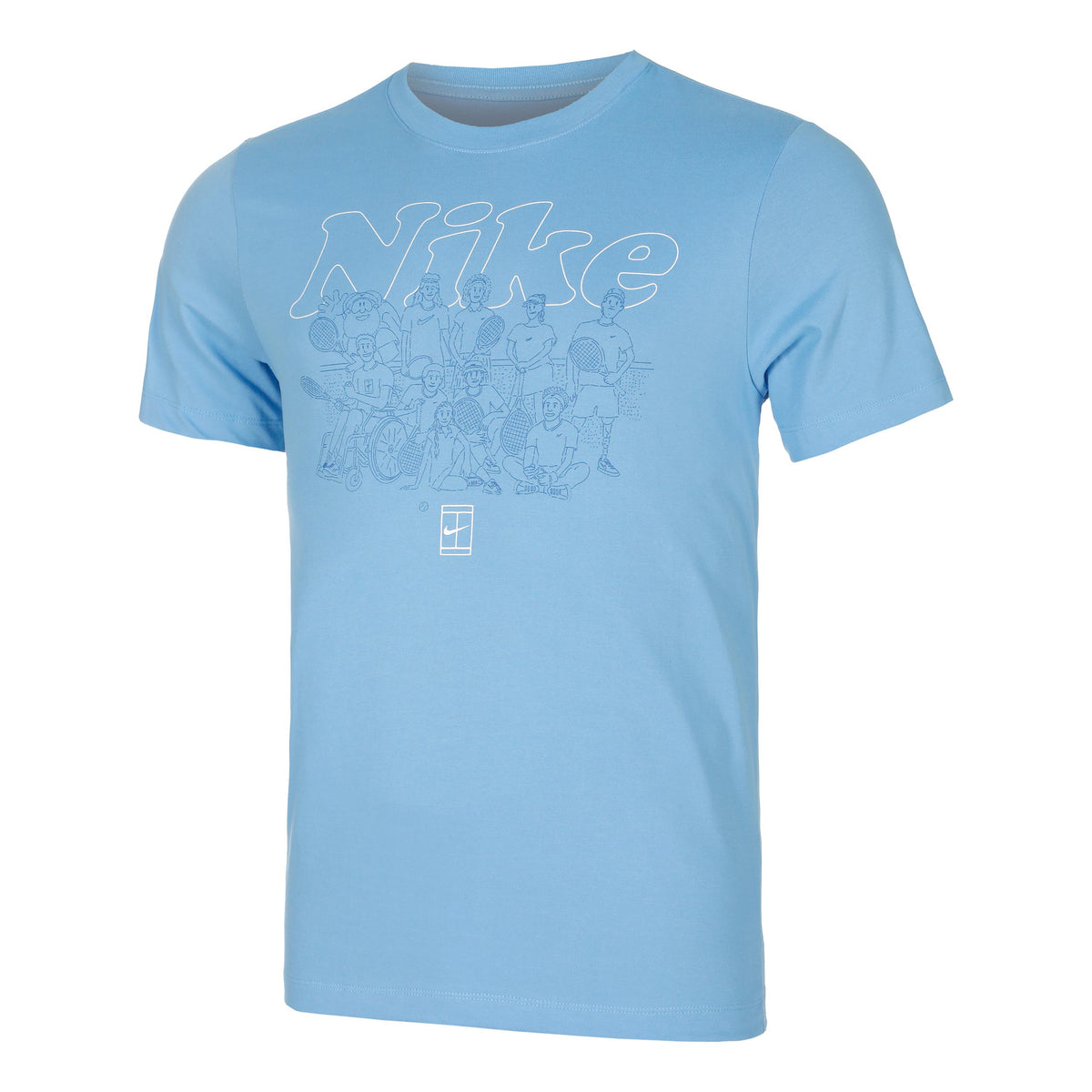 Nike Dri-Fit Court Club OC Maglietta Uomini - blu,