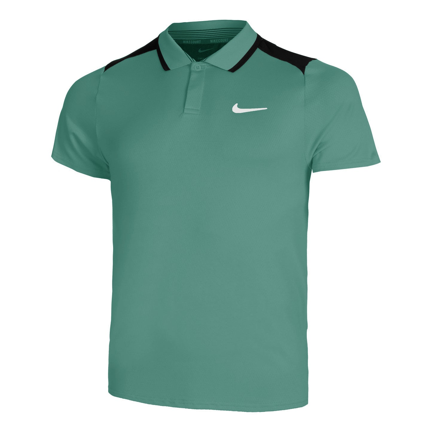 Nike Court Dri-Fit Advantage Polo Uomini - salvia, nero