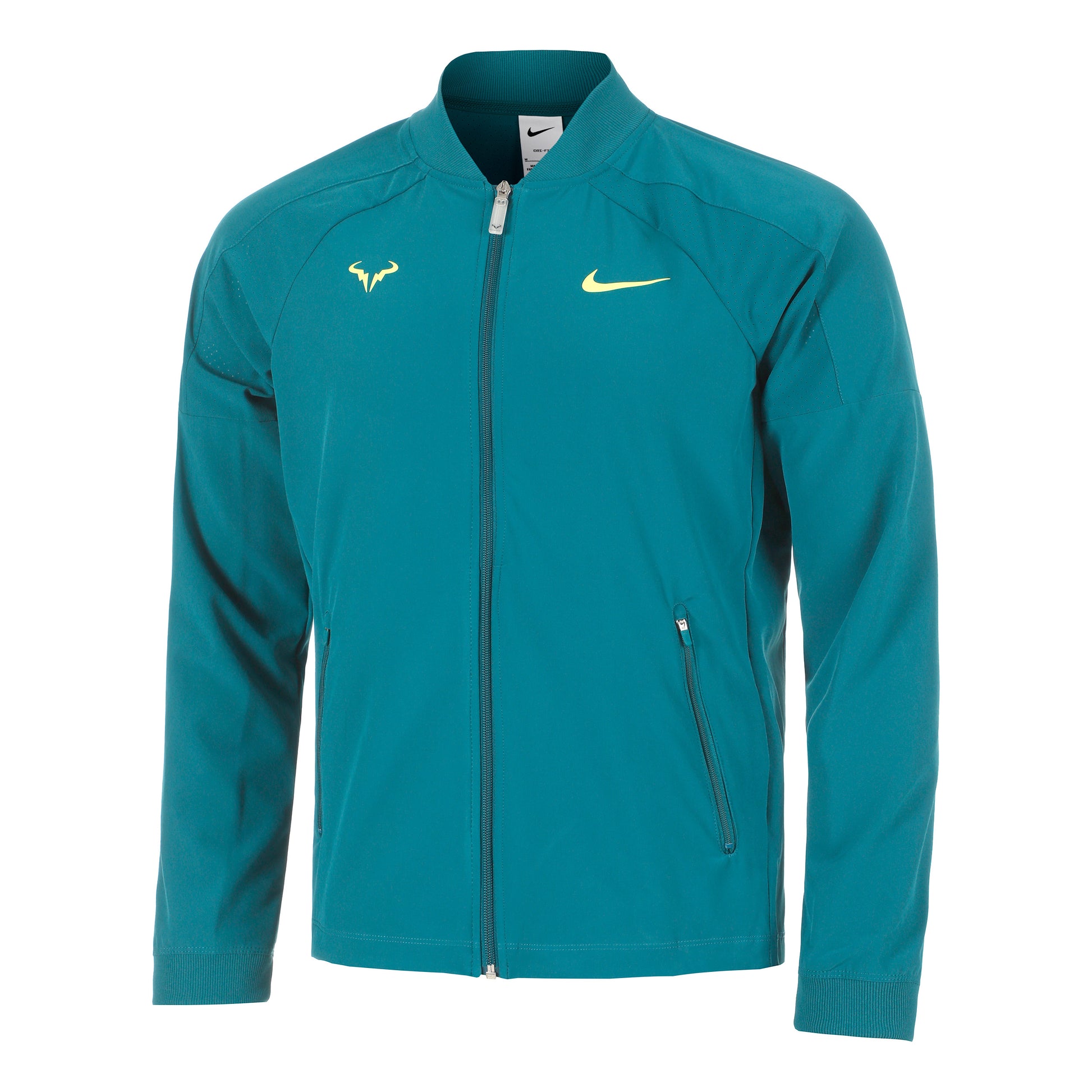 Nike Dri-Fit RAFA MNK Giacca da allenamento Uomini - color petrolio, lime