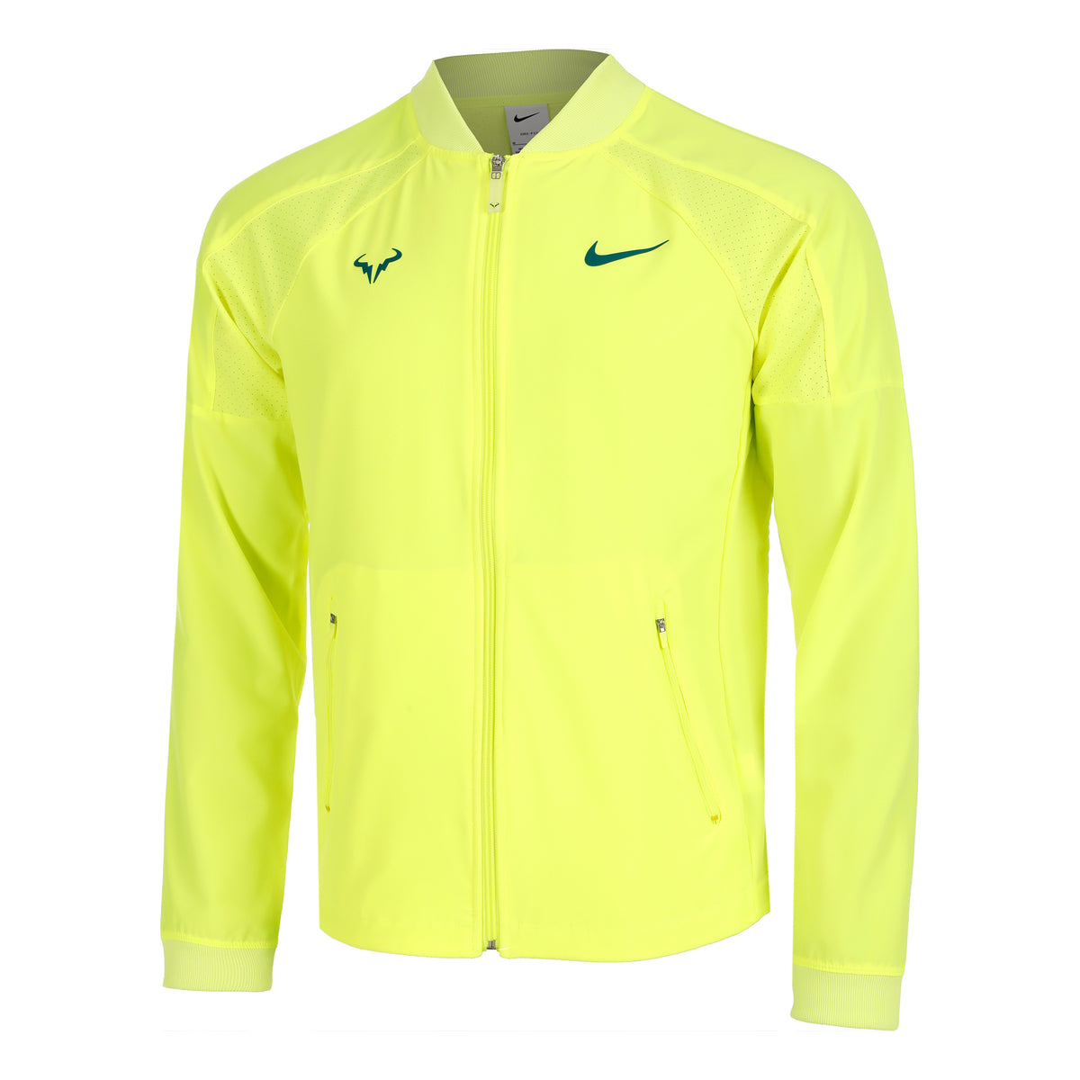 Nike Dri-Fit RAFA MNK Giacca da allenamento Uomini - giallo neon,