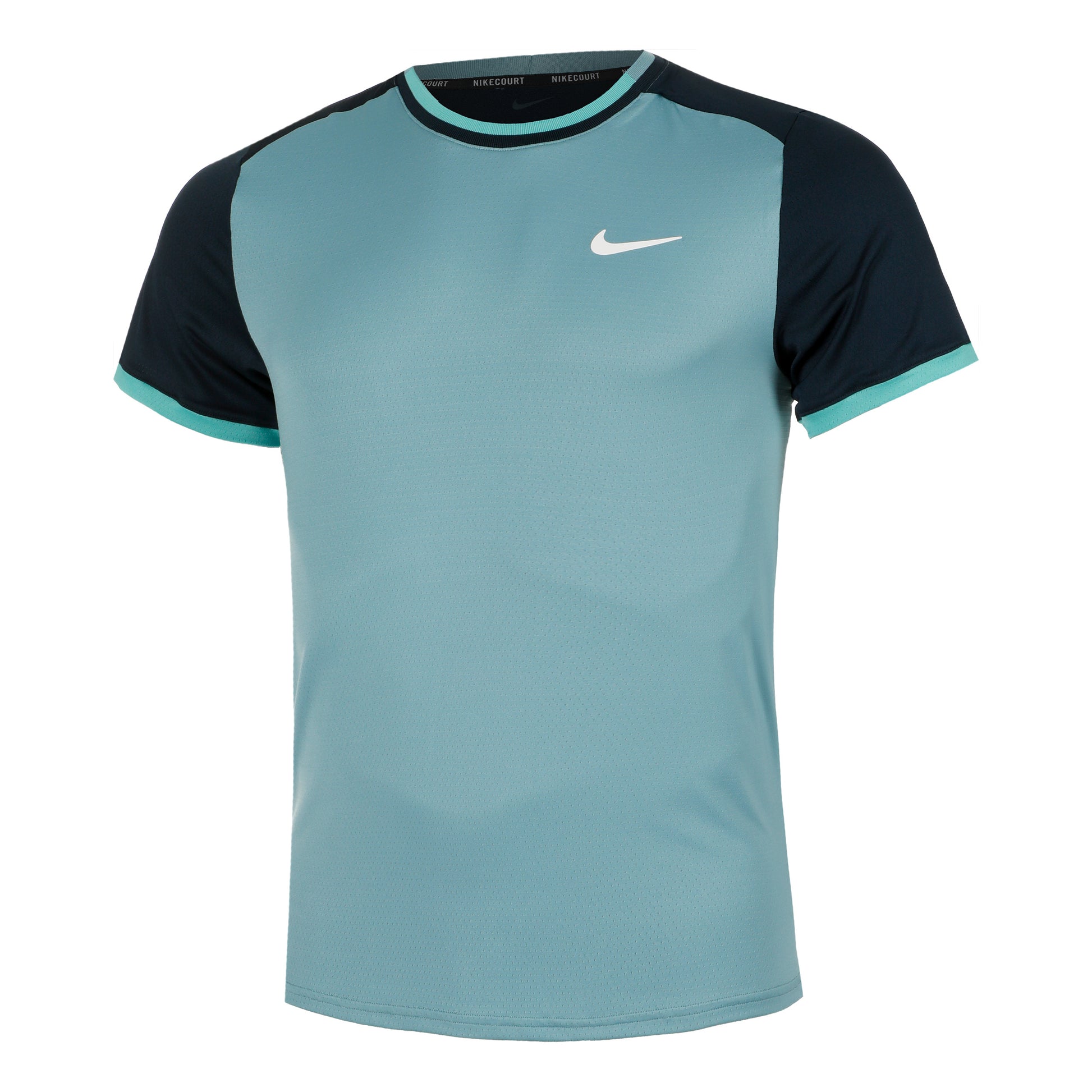 Nike Court Dri-Fit Advantage Maglietta Uomini - grigio-blu,