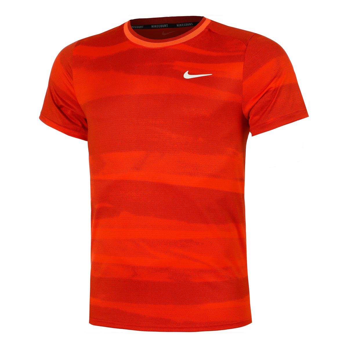 Nike Dri-Fit Advantage Print Maglietta Uomini - rosso,