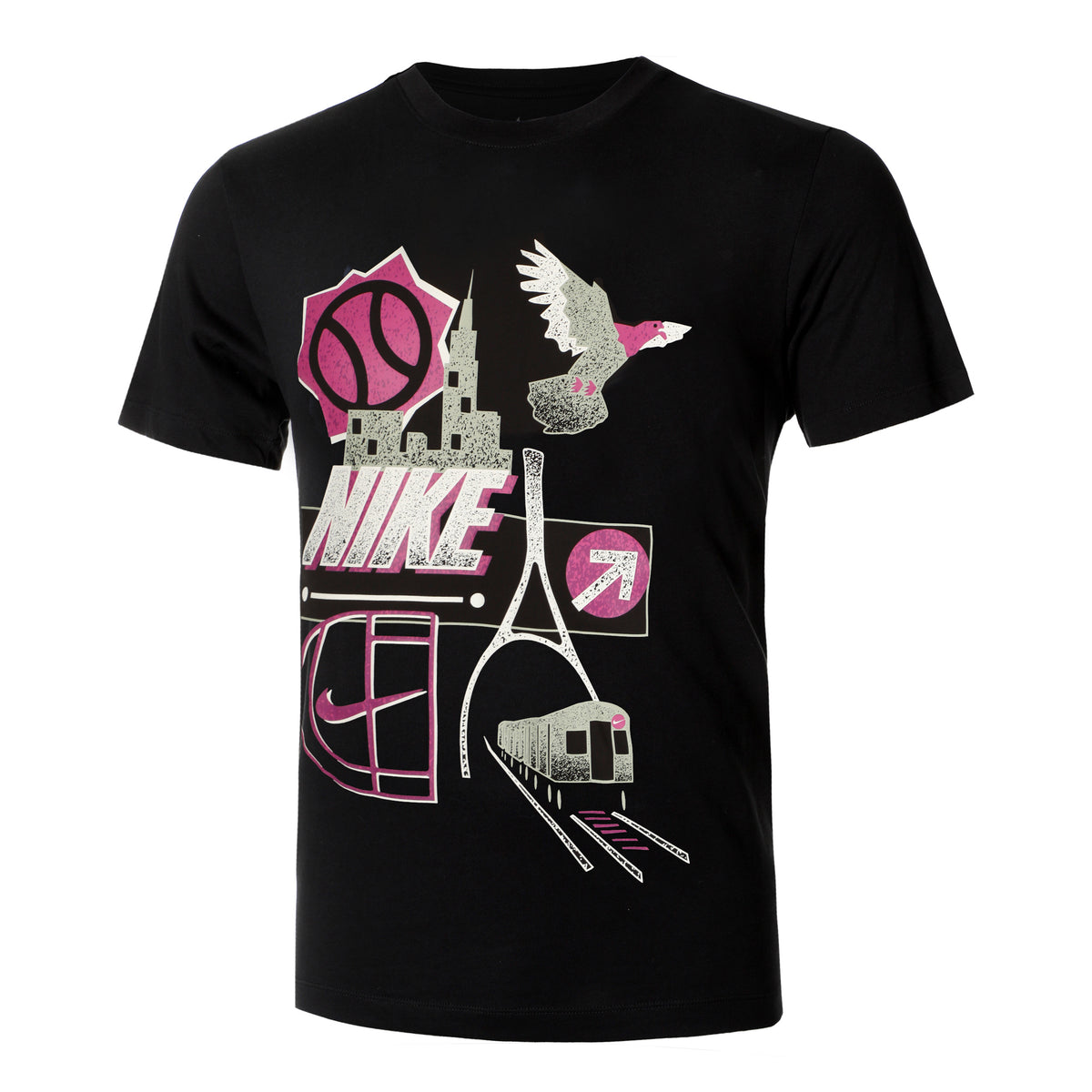 Nike Dri-Fit OC Maglietta Uomini - nero, multicolore