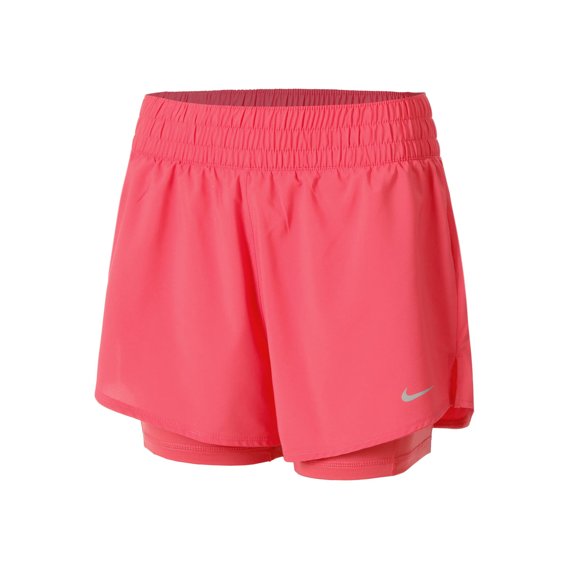 Nike Dri-Fit One High Rise 2in1 3in Pantaloncini Donna - rosa
