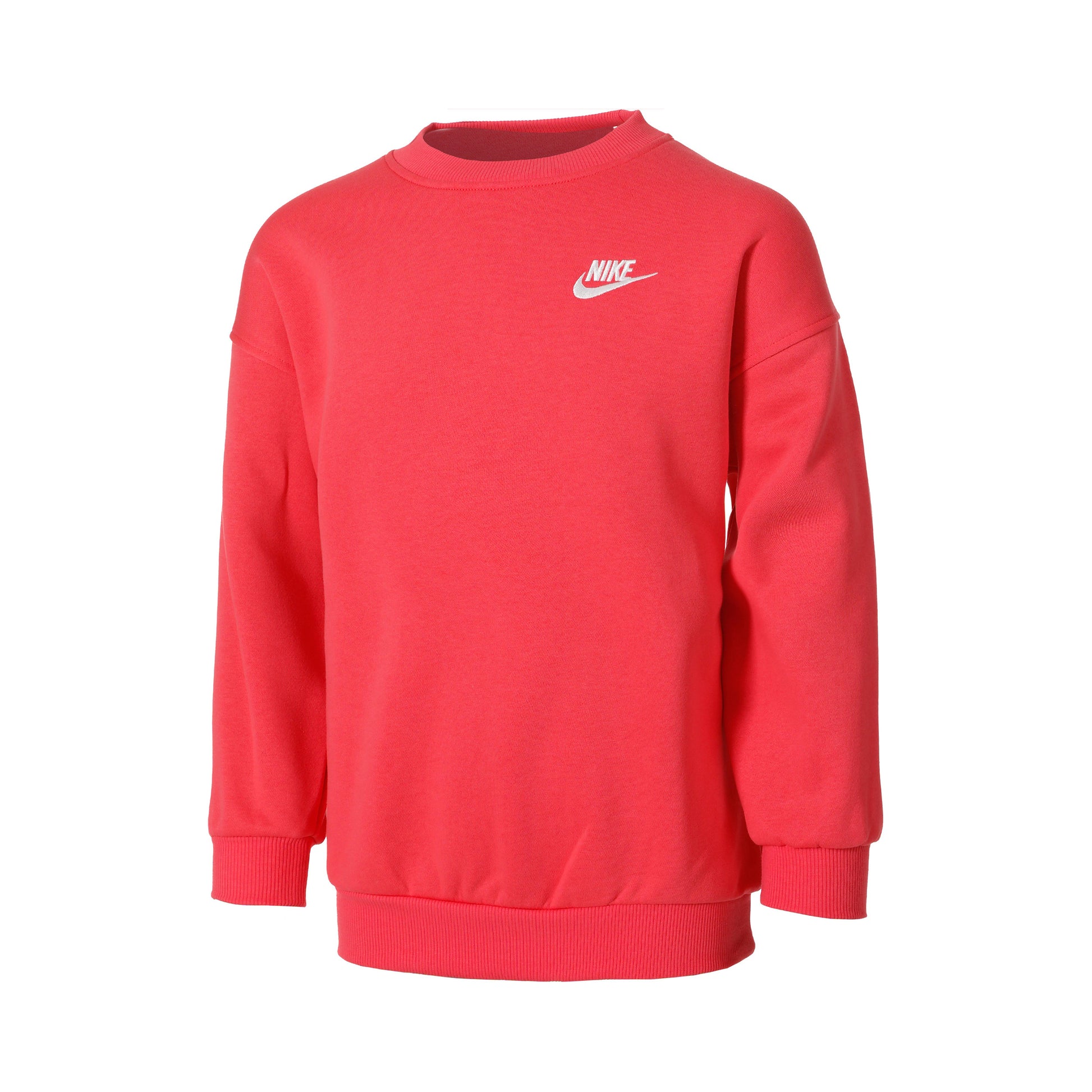 Nike Sportswear Club Fleece Oversized Crew Felpa Ragazze - rosa,