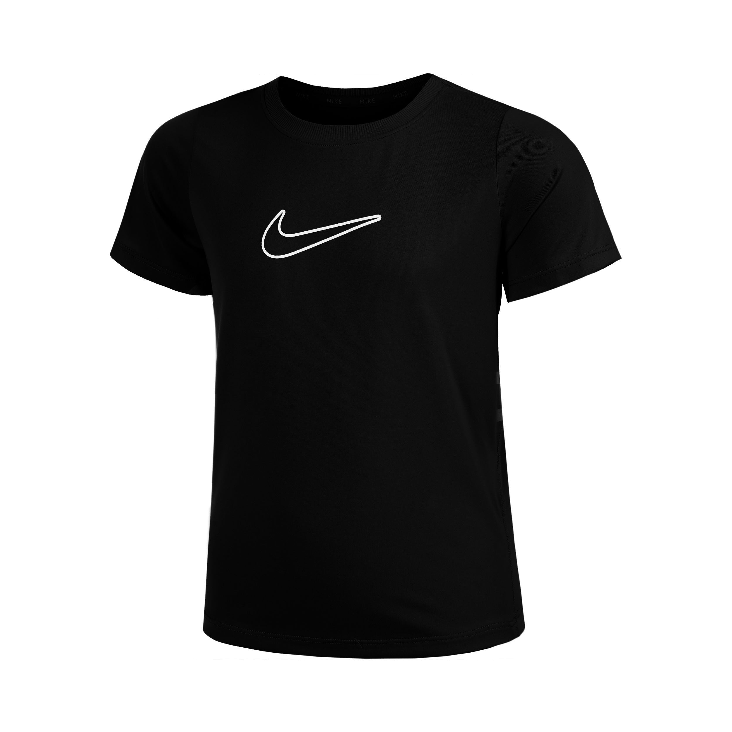 Nike Dri-Fit One STD Maglietta Ragazze-Nero