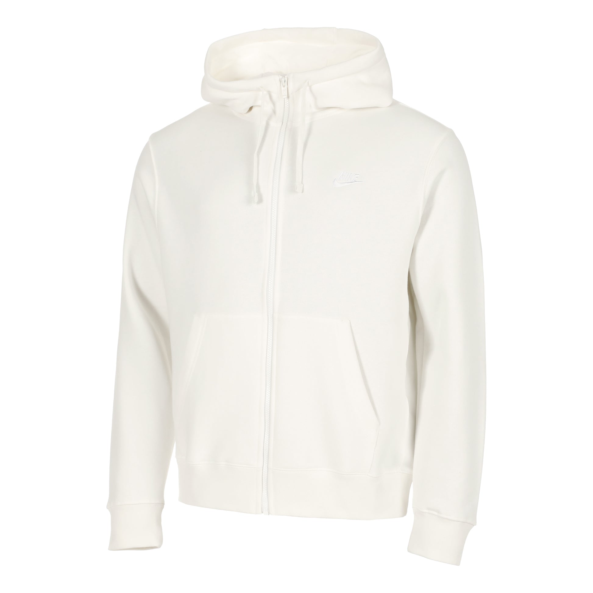 Nike Sportswear Club Full Zip Felpa Uomini - crema, bianco