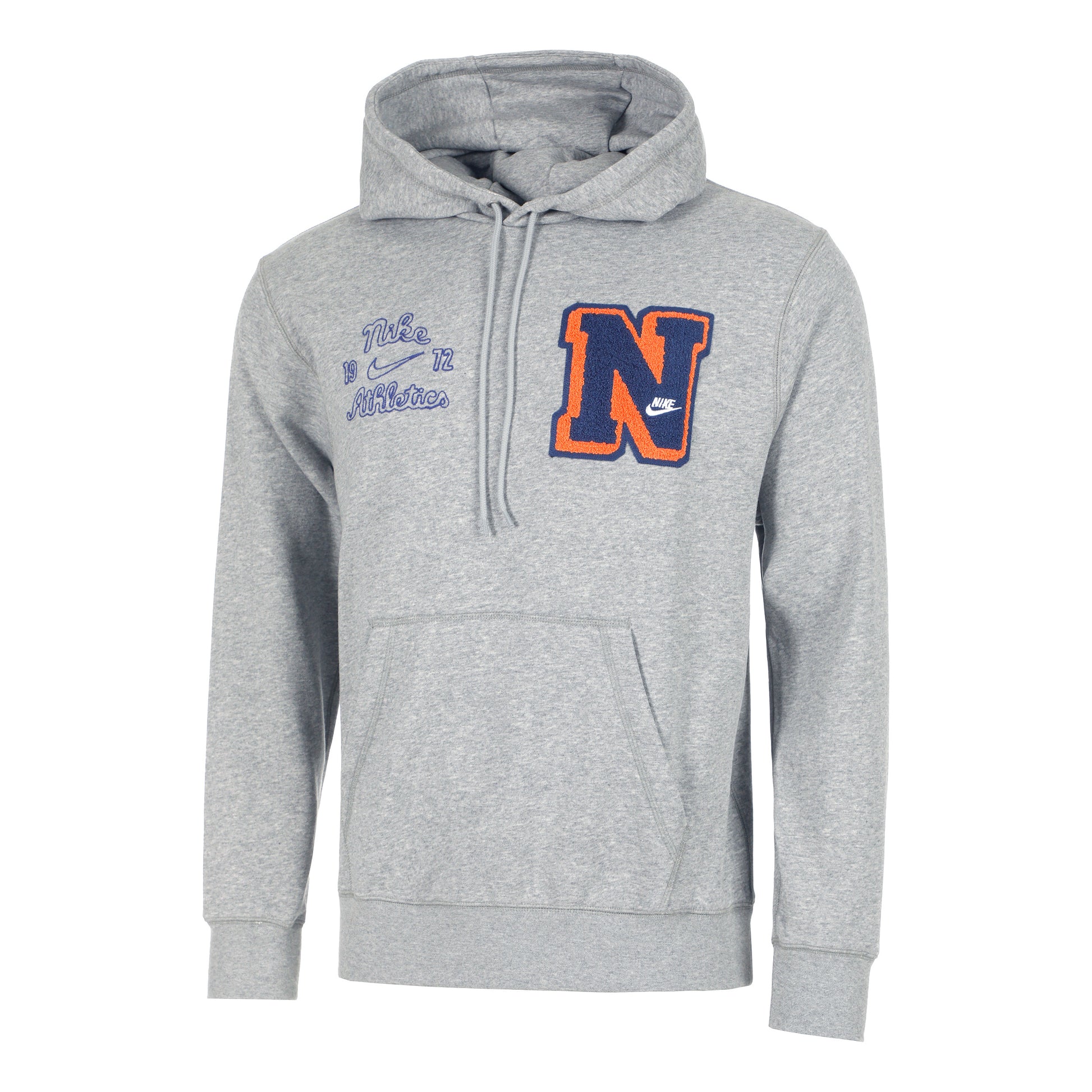 Nike Club Felpa con cappuccio Uomini - grigio scuro, grigio chiaro