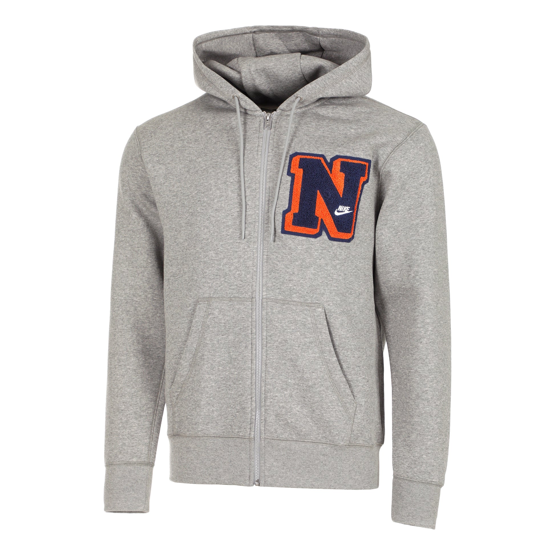 Nike Club Full Zip Felpa Uomini - grigio,