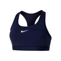 Swoosh Padded Sports Reggiseni Sportivi Donna-Blu Scuro,Bianco