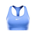 Swoosh Medium Reggiseni sportivi Donna - blu chiaro, bianco