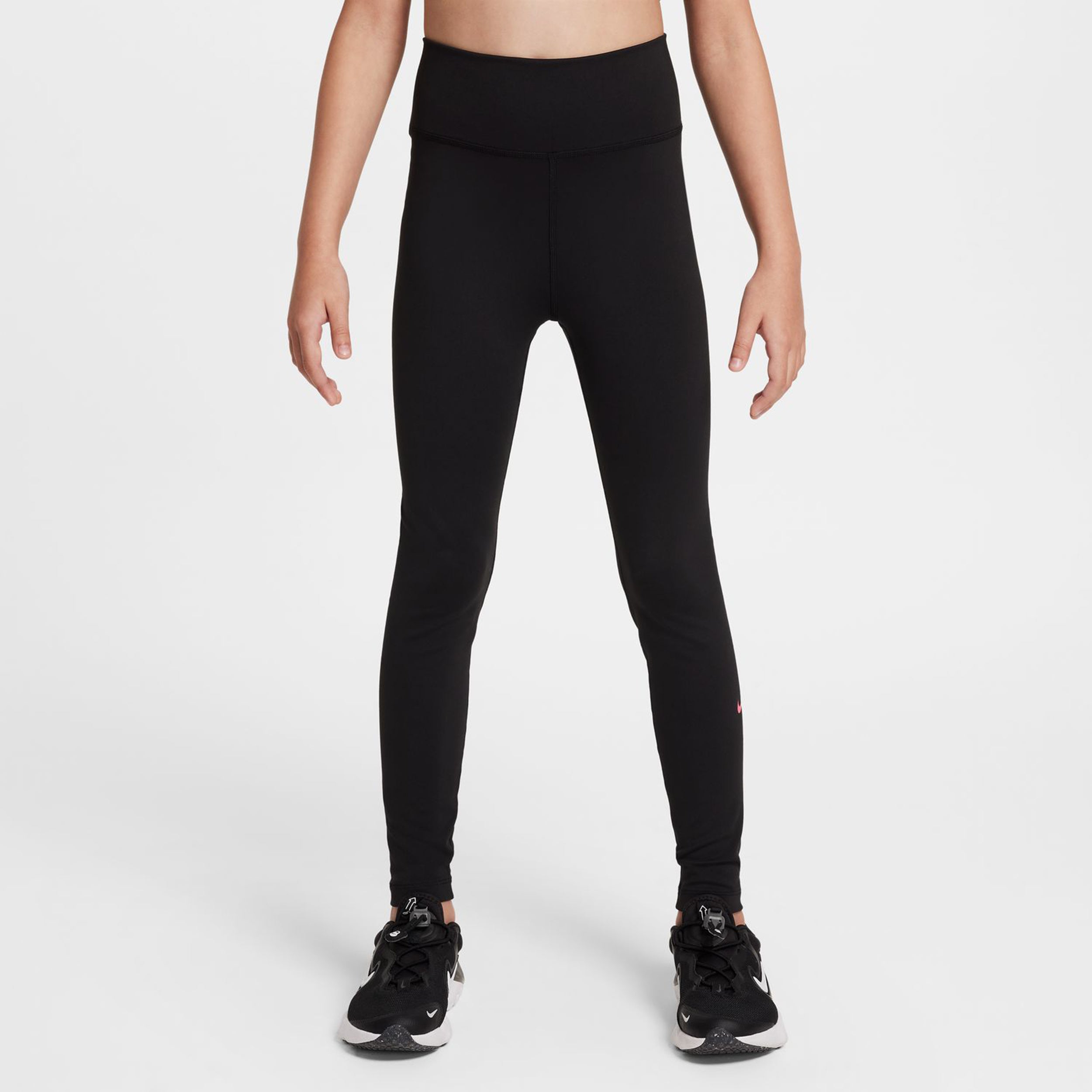 Nike Dri-FIT One All Over Print Calzamaglia Ragazze-Nero,Rosa