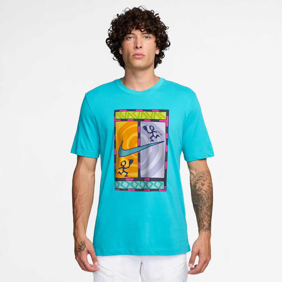 Nike Court Dri-FIT Court Maglietta Uomini - turchese,