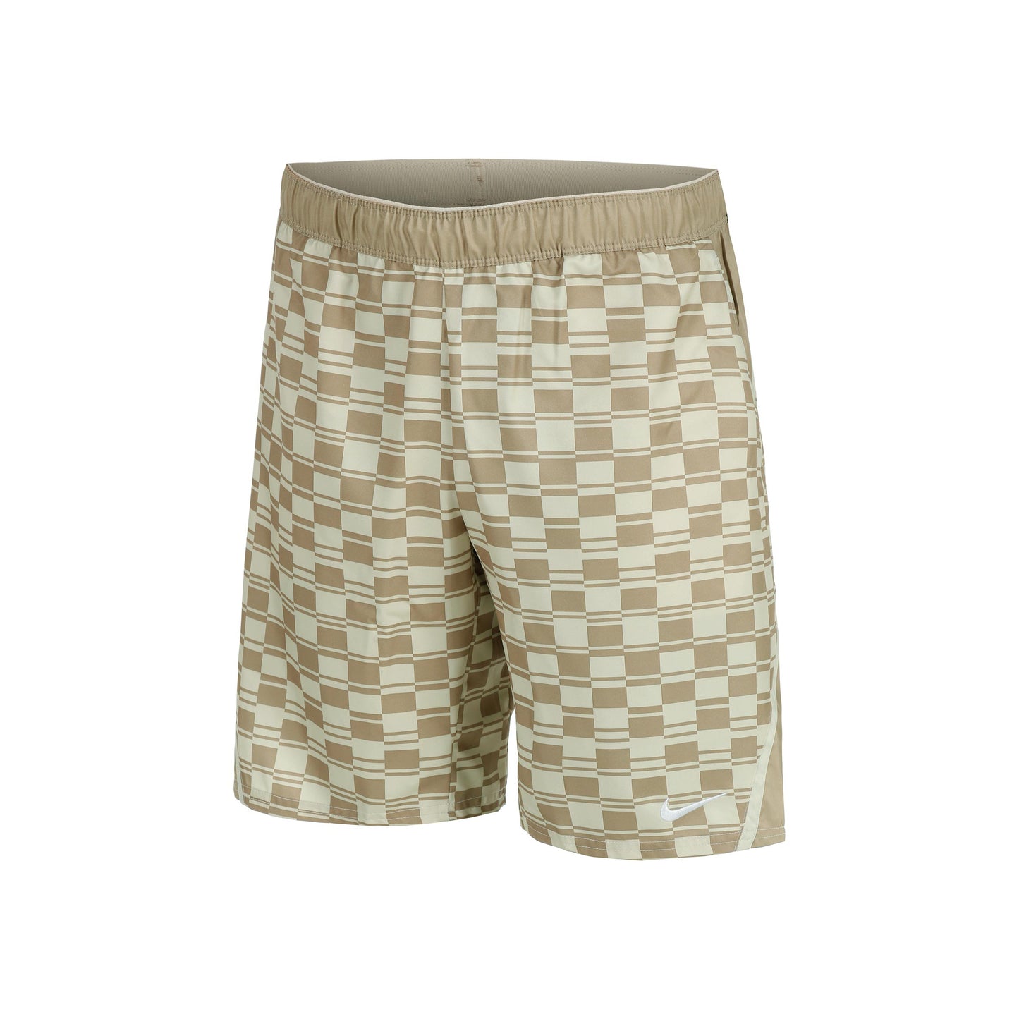 Nike Court Dri-FIT Victory High Rise 9in All Over Print Pantaloncini Uomini-Beige,Crema