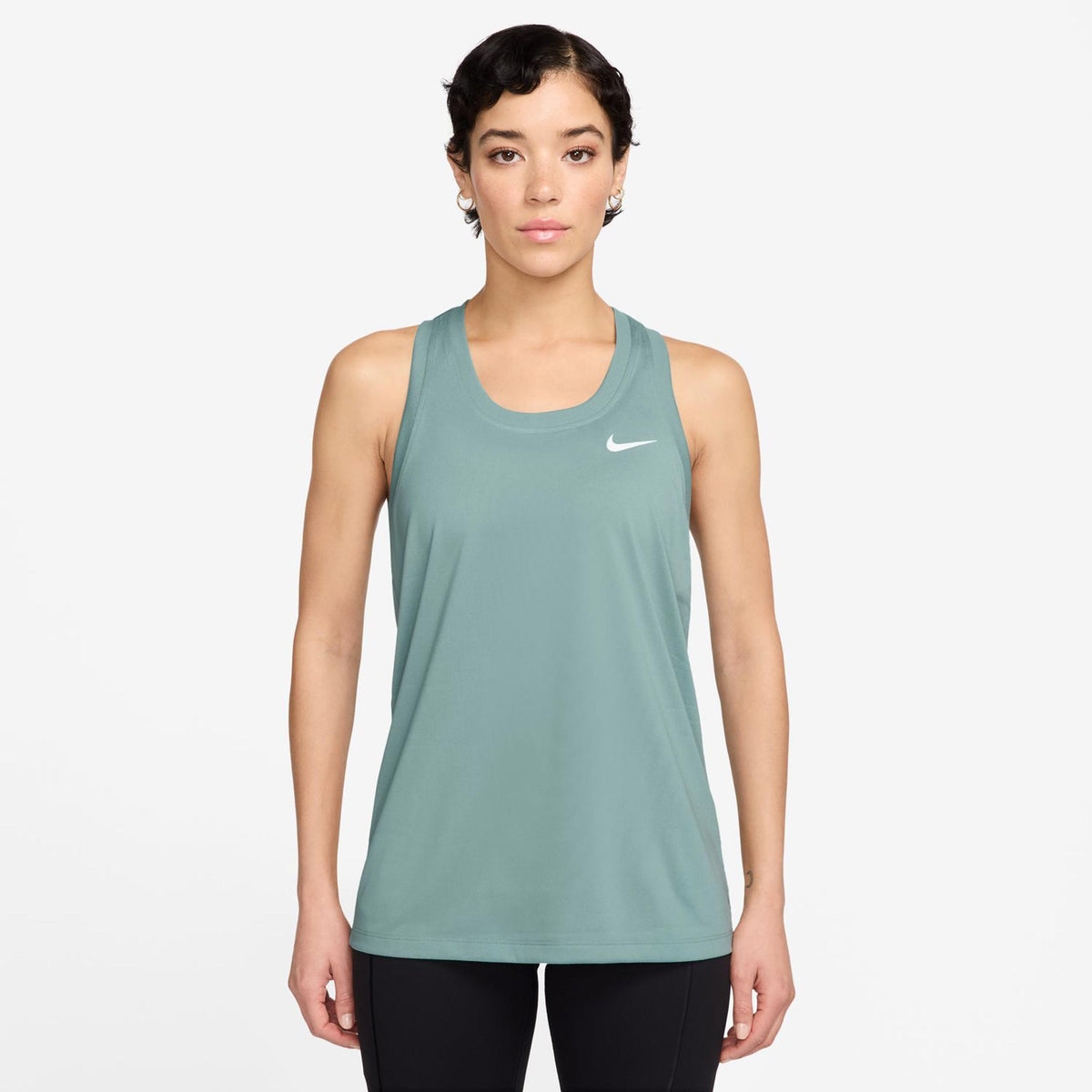 Nike Dri-Fit Racer Canottiera Donna-Salvia