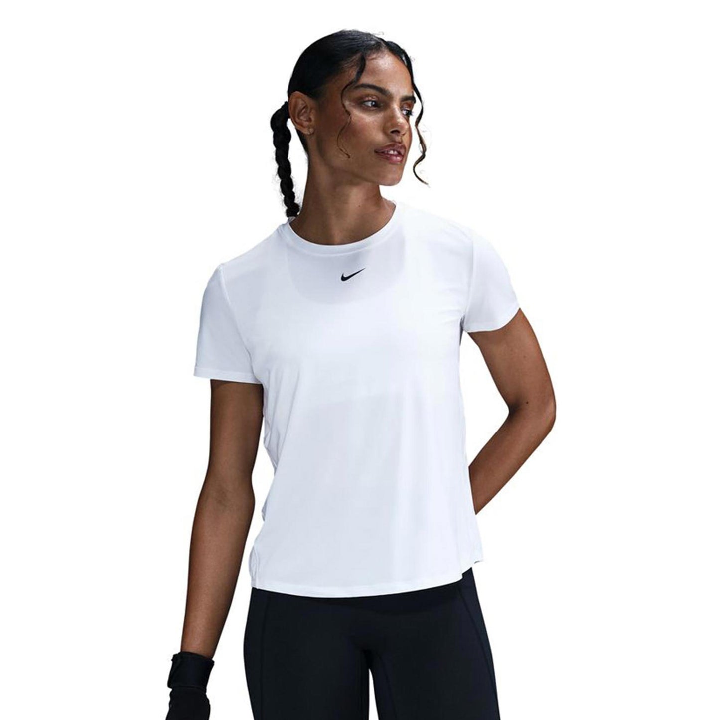 Nike One Classic Dri-Fit Maglietta Donna-Bianco
