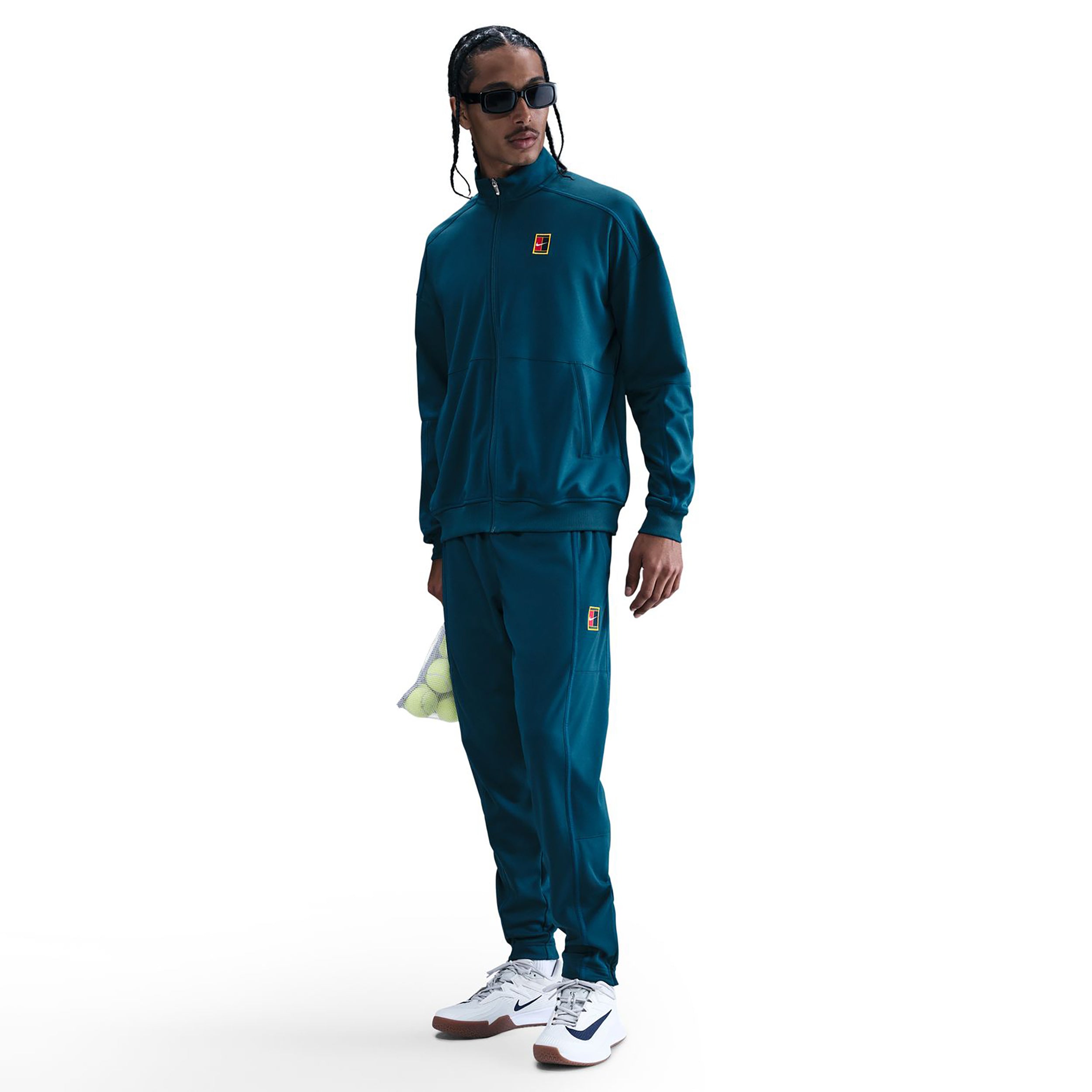 Nike Court Heritage Pantalone Da Allenamento Uomini-Grigio-blu
