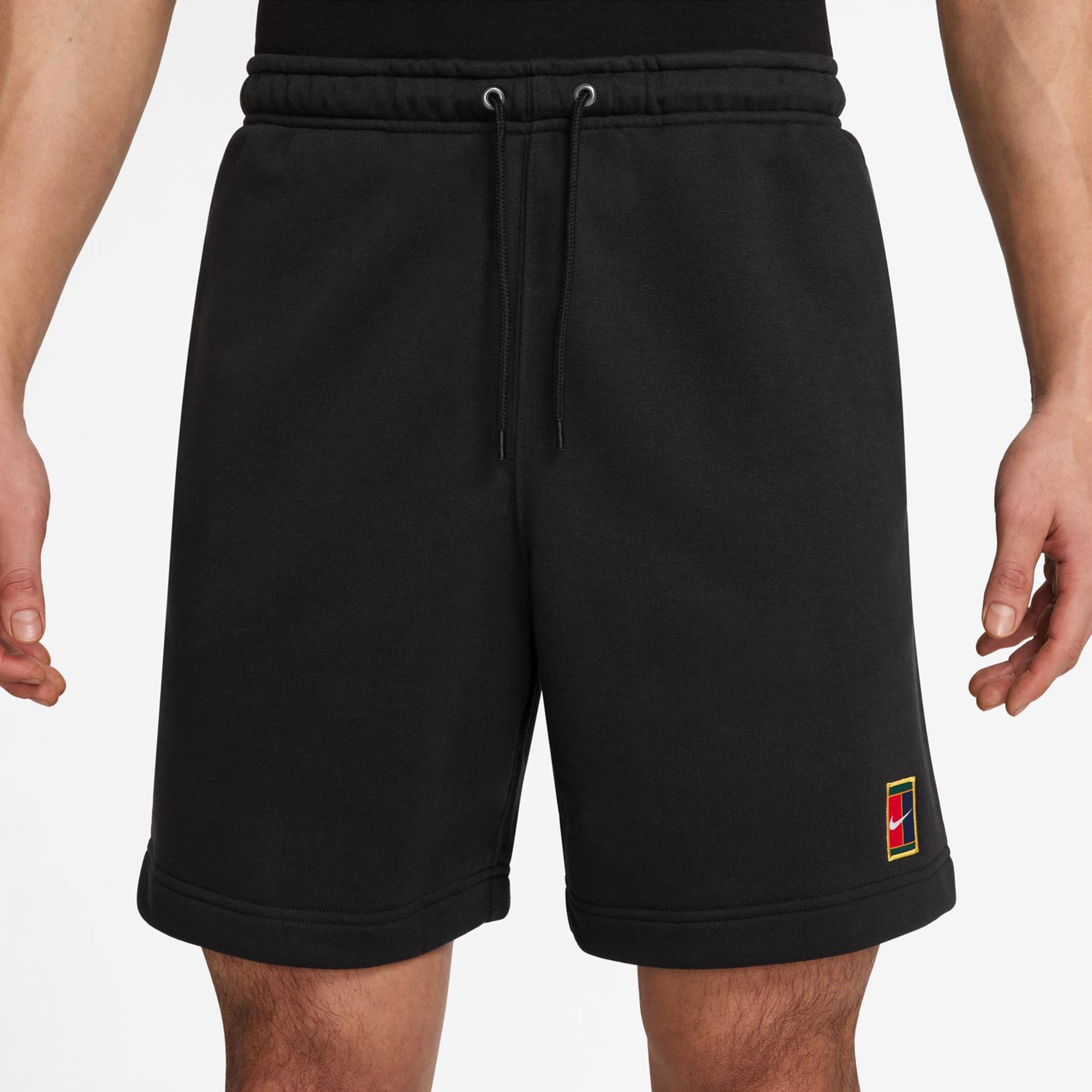 Nike Court Dri-Fit Heritage Fleece Pantaloncini Uomini-Nero