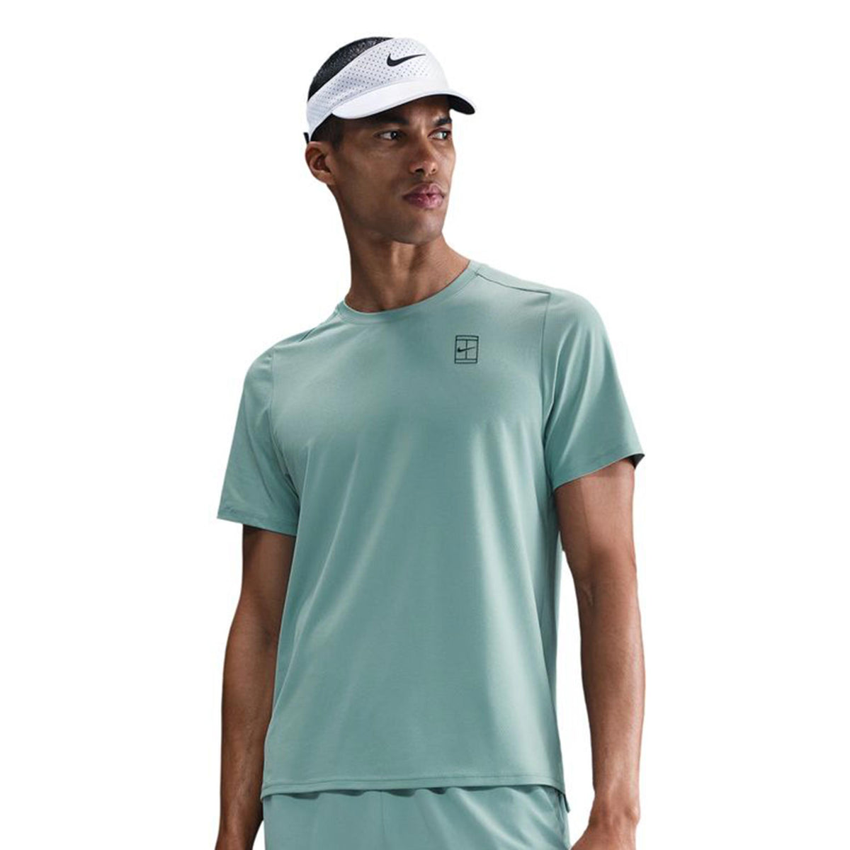 Nike Court Dri-Fit Advantage Maglietta Uomini-Salvia