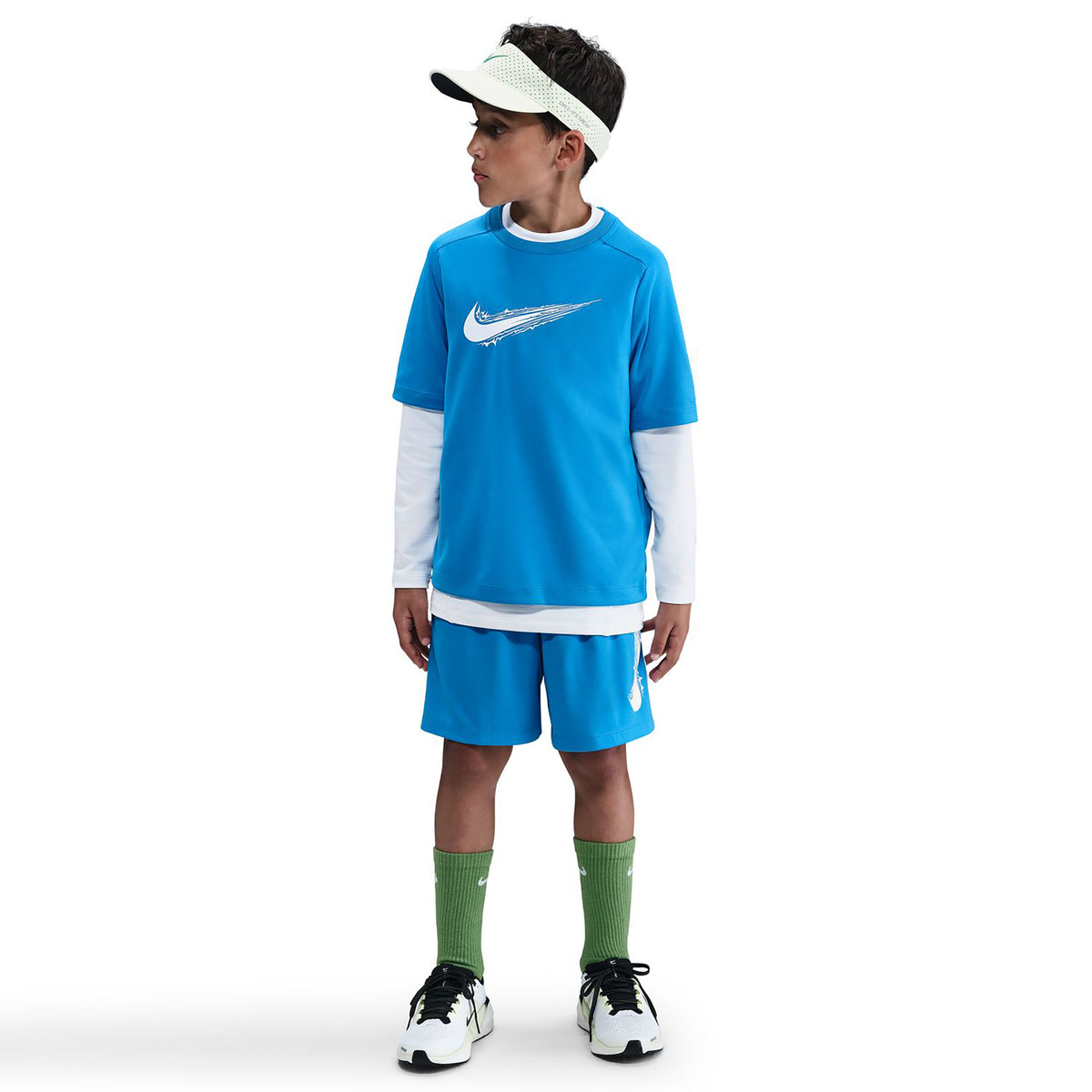 Nike Dri-Fit Multi Maglietta Bambini-Blu